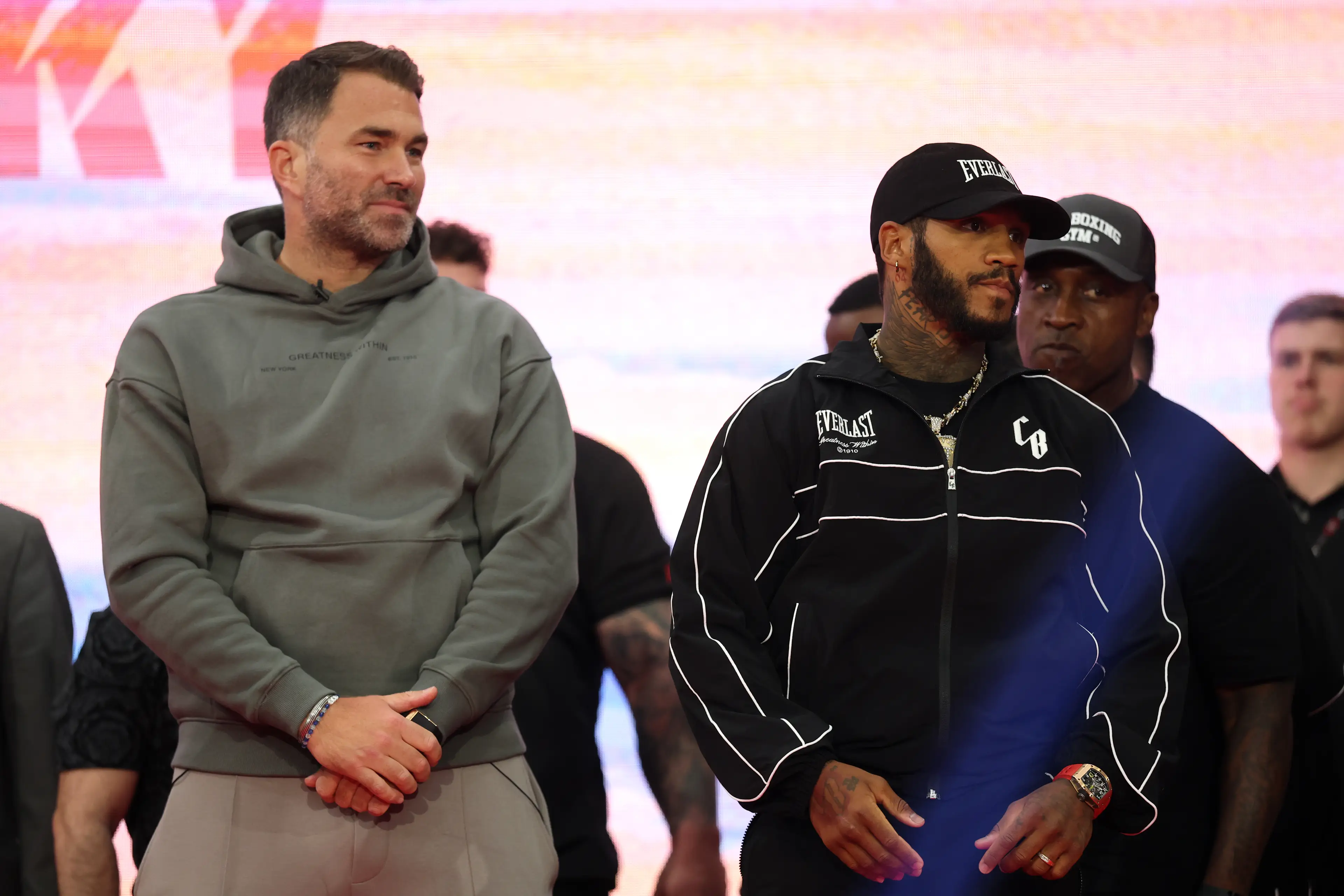 Eddie Hearn has defended the rehydration contract clause. Image: Getty 