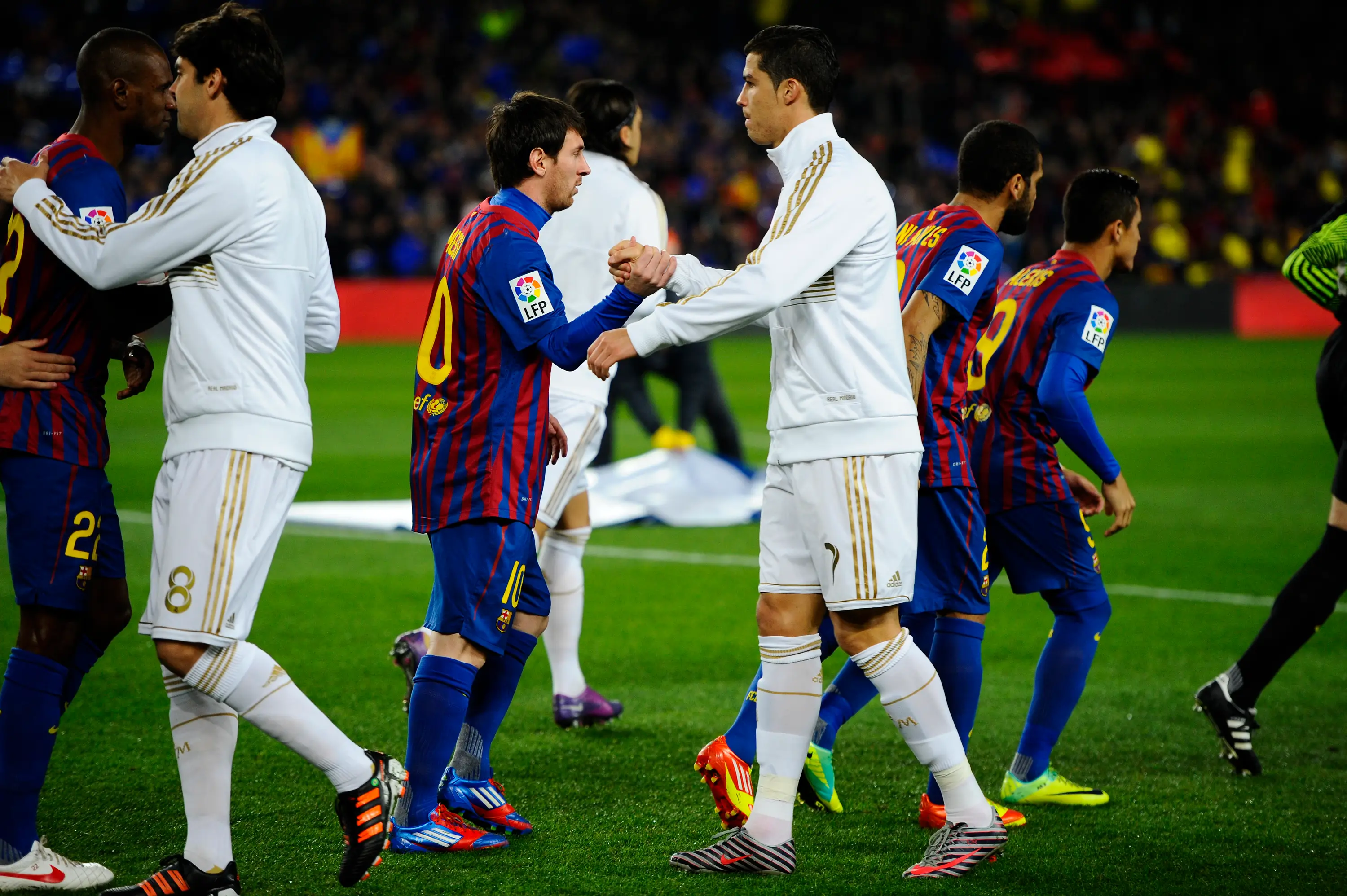 Lionel Messi and Cristiano Ronaldo enjoyed a legendary rivalry in Spain's La Liga. Image: Getty