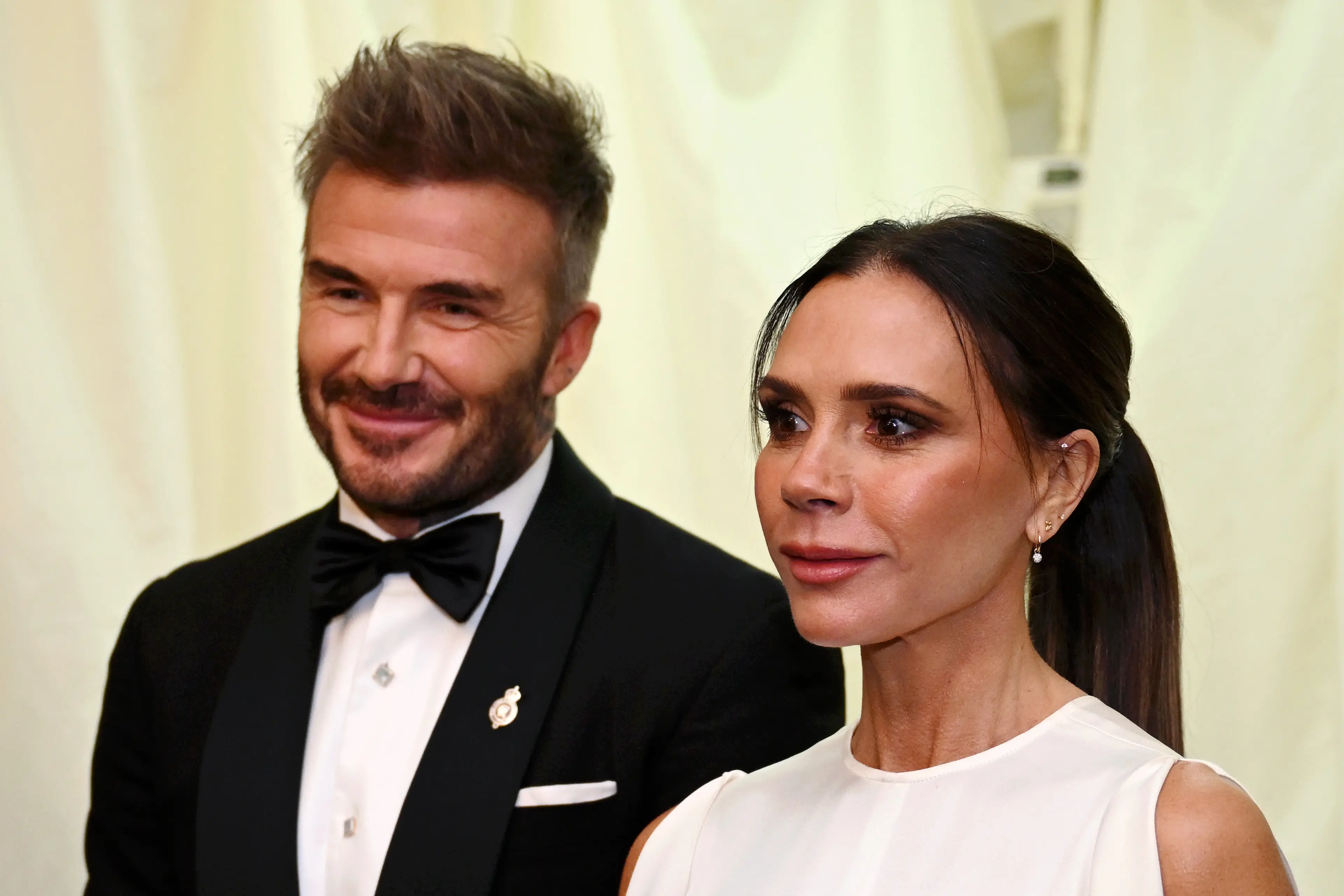 David Beckham opened up about what he and wife Victoria eat. Image: Getty
