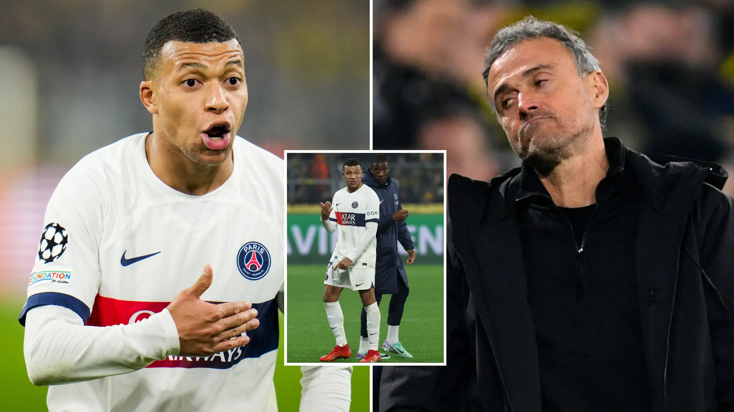 Kylian Mbappe left frustrated with Luis Enrique's tactics as damning airport footage emerges