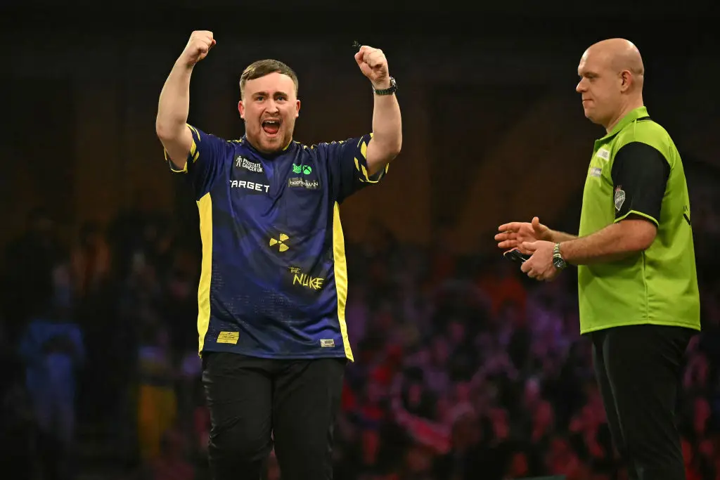 Luke Littler won the PDC World Darts Championship on Friday (Credit:Getty)