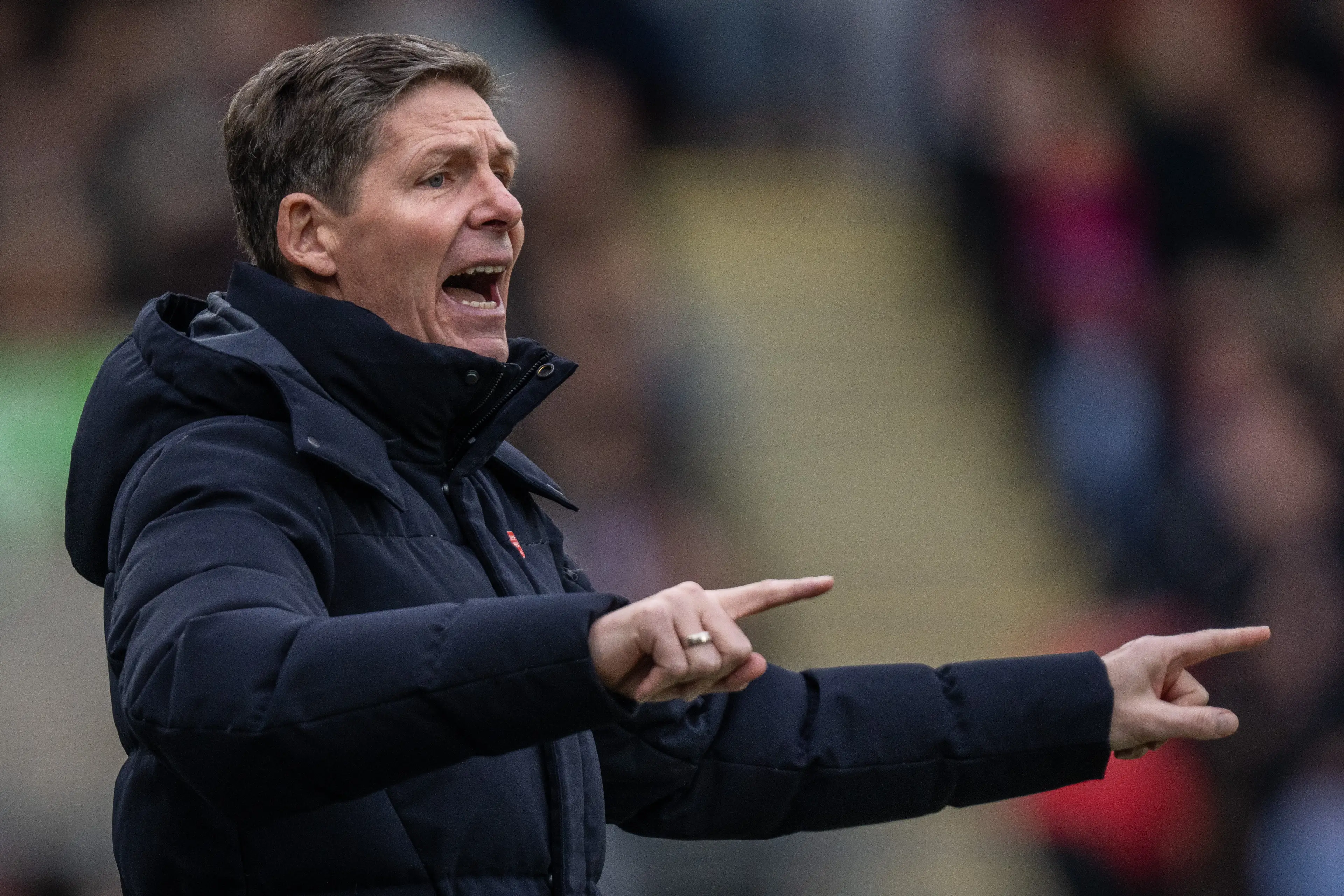 The bookies are backing Gareth Southgate to replace Oliver Glasner at Crystal Palace. Image: Getty 