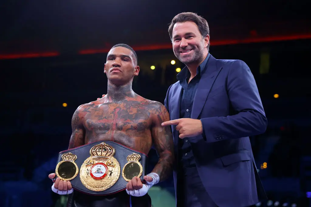 Eddie Hearn worked with Conor Benn for a decade. (Image: Alex Livesey/Getty Images)