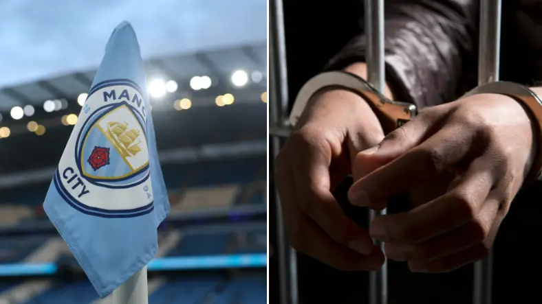 Man City footballer 'ARRESTED and sent to police cells in handcuffs'
