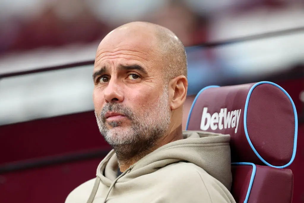 Guardiola has aimed a dig at City's Premier League rivals (Image: Getty)