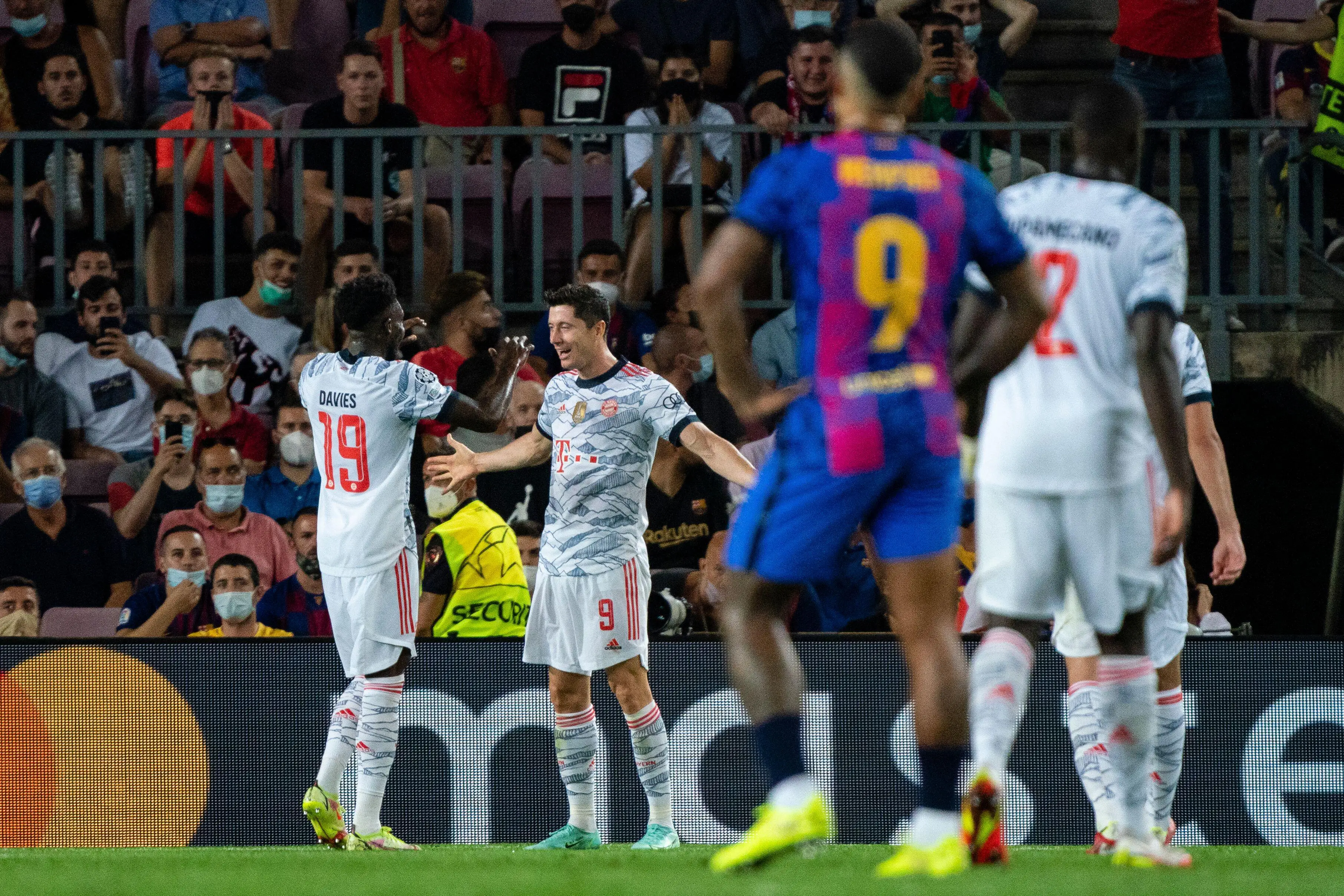 Lewandowski has scored for Bayern against Barcelona in the Champions League. Image: Alamy