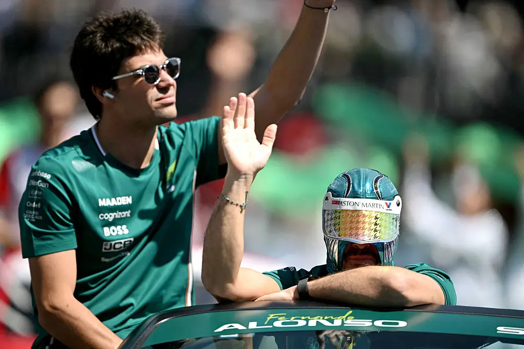 Aston Martin's Fernando Alonso and Lance Stroll (Credit:Getty)