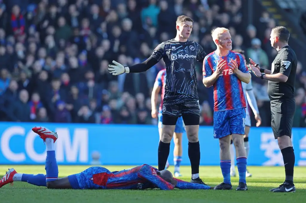 Mateta suffered an injury during Crystal Palace's 3-1 FA Cup fifth round win over Millwall (Image: Getty)