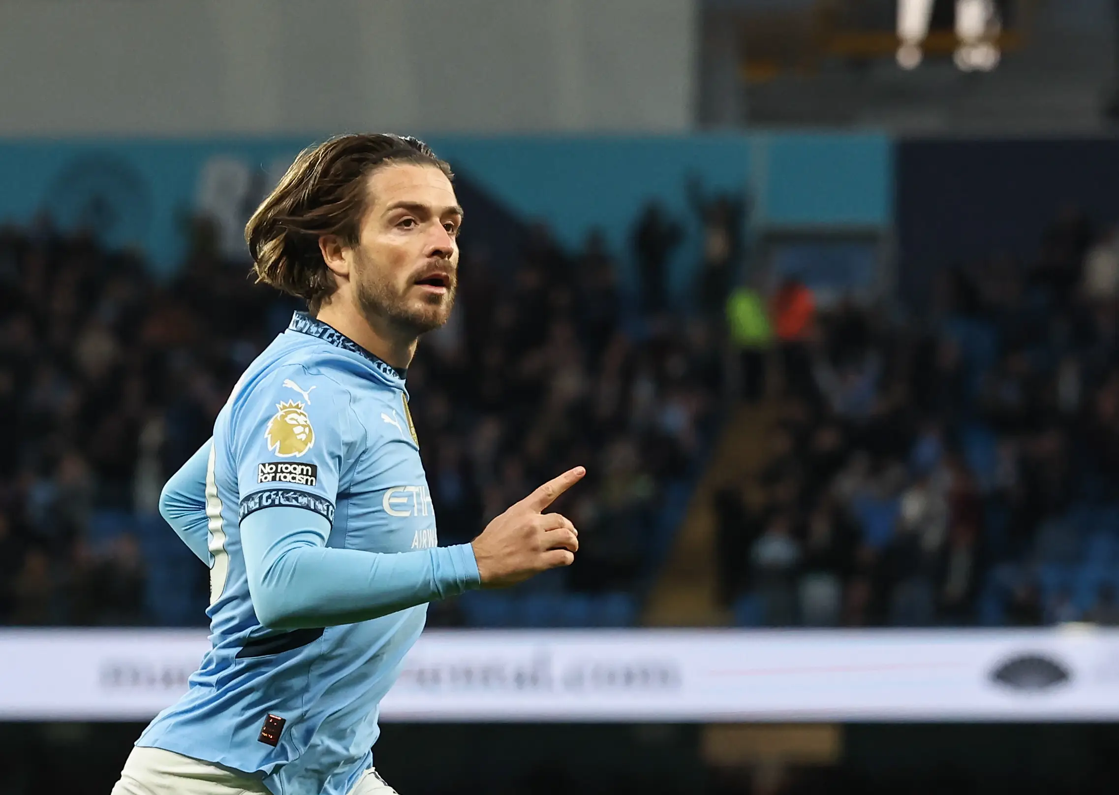 Jack Grealish dedicated his goal to his late brother. Image: Getty
