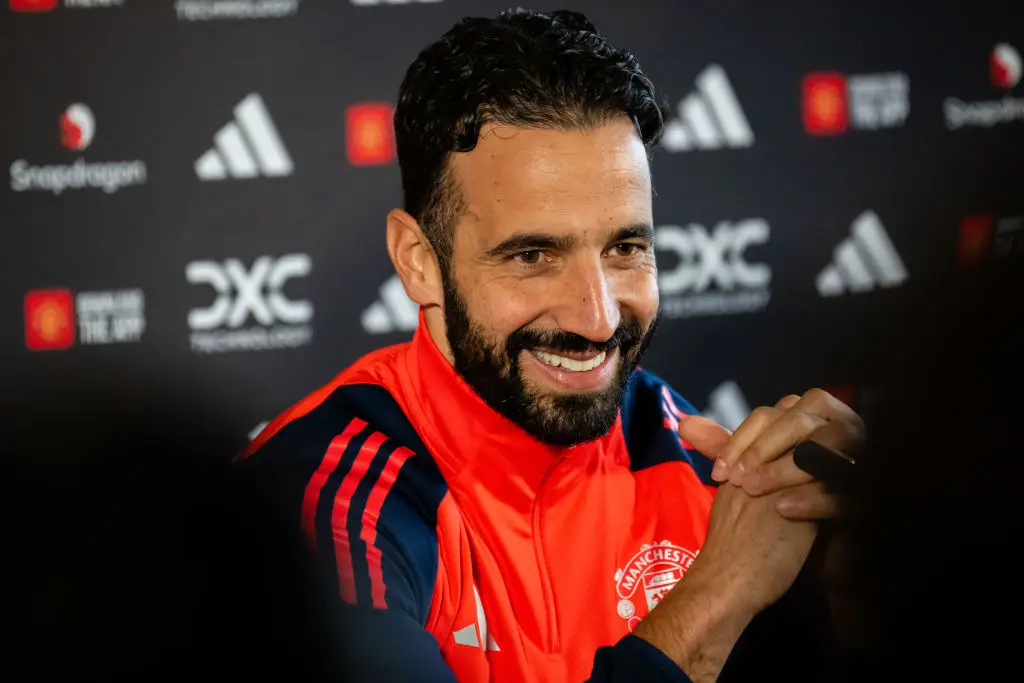 Ruben Amorim spoke in a press conference (Credit:Getty)