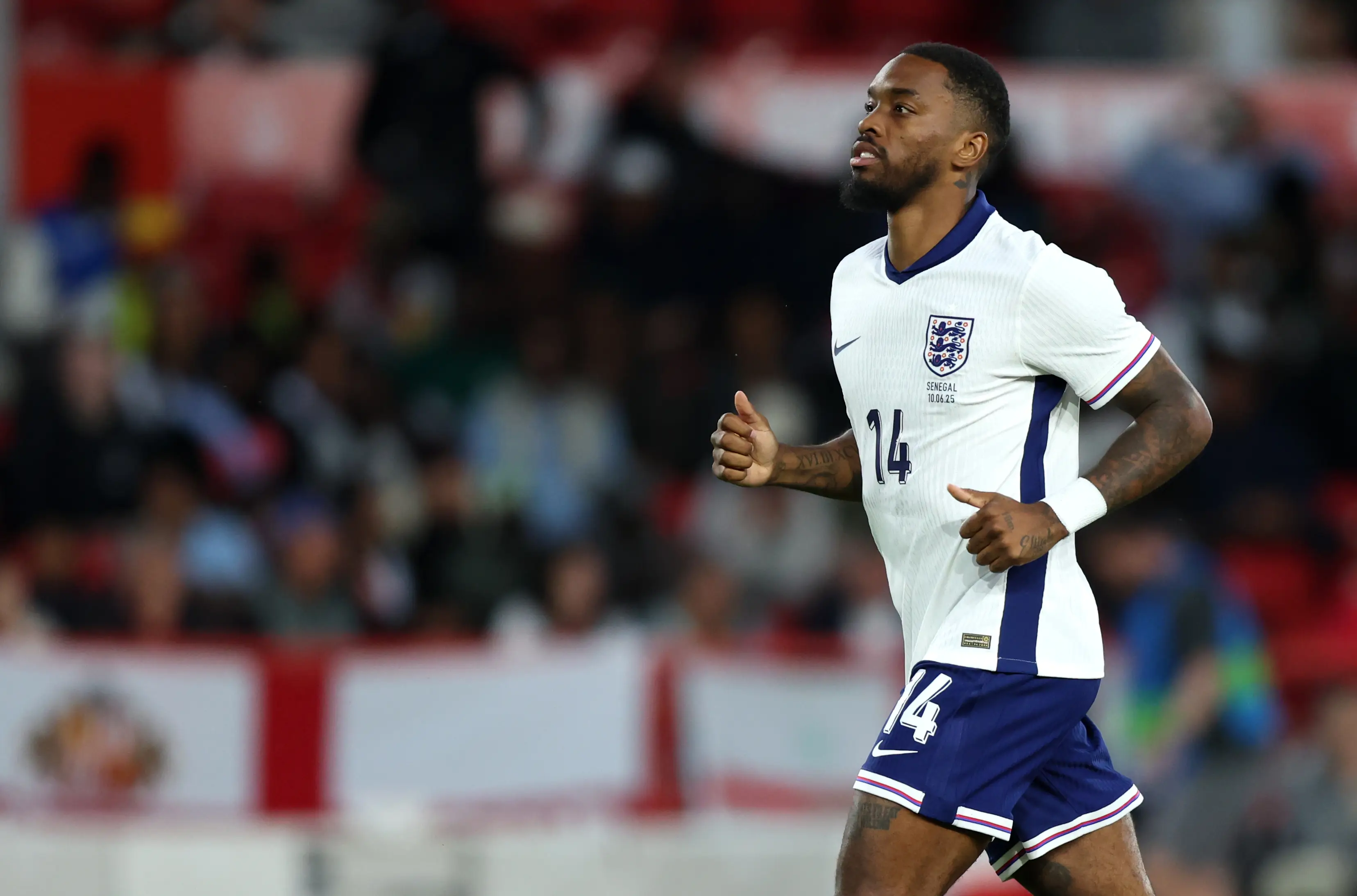 Toney is still hopeful of making England's World Cup squad. Image: Getty