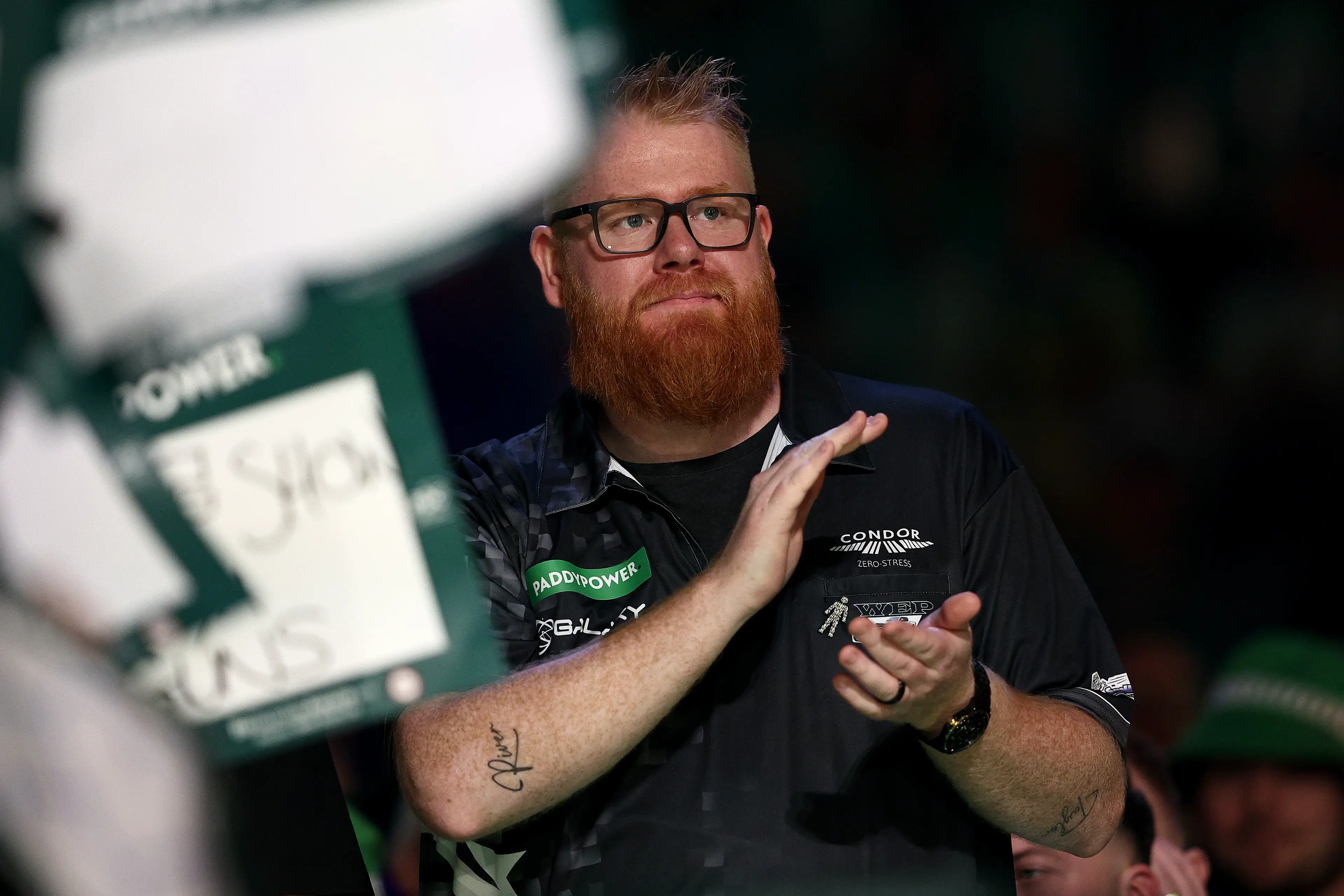 Matt Campbell pictured ahead of his World Championship opener against Adam Sevada. Image credit: Getty