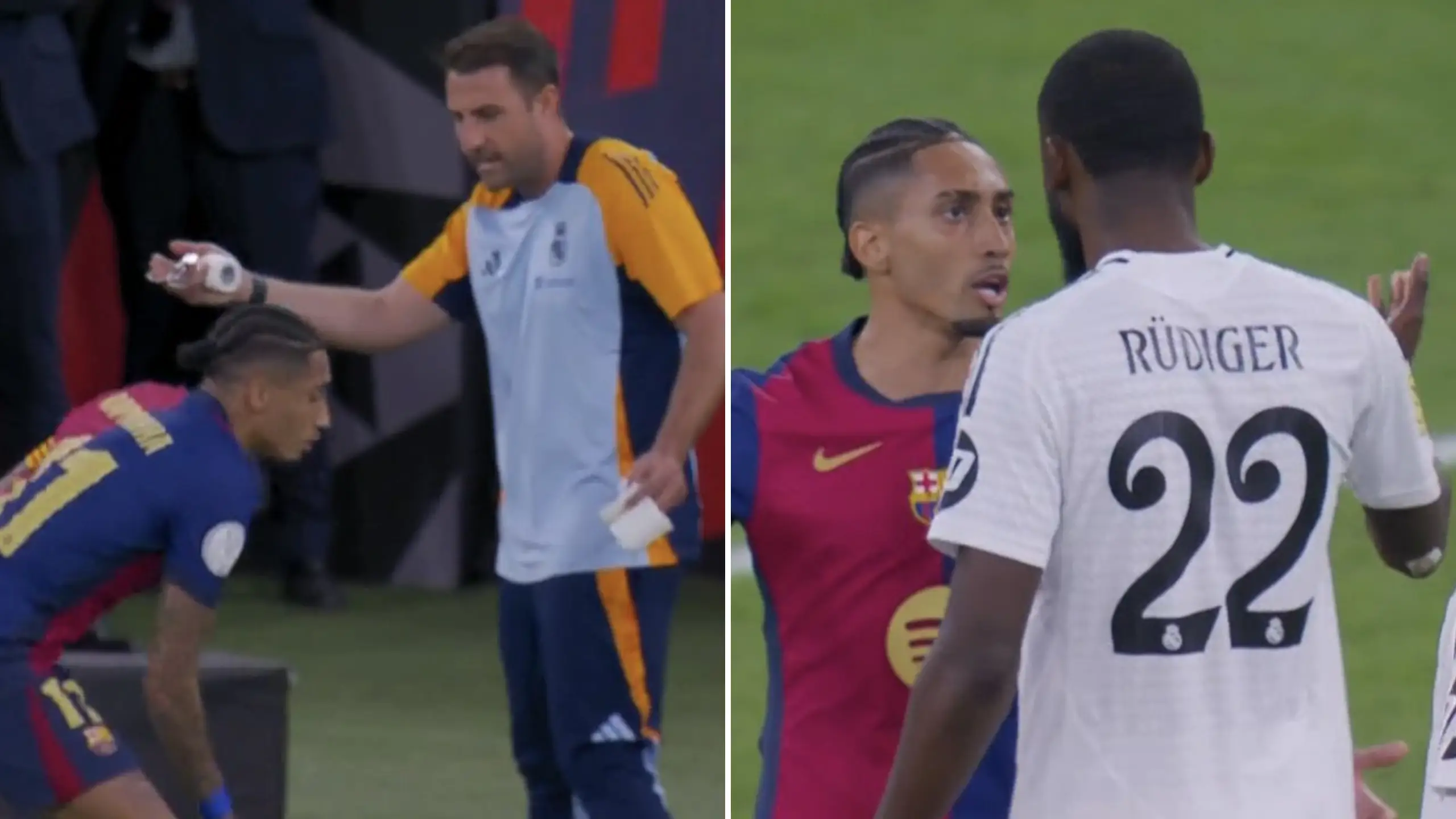 Raphinha called out for 'disgusting' moment in El Clasico as Barcelona star caught using the dark arts