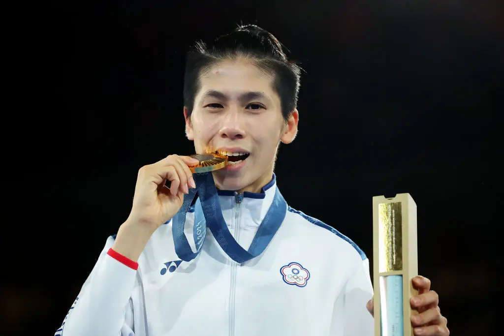 Lin Yu-ting won gold at Paris 2024 (Credit:Getty)