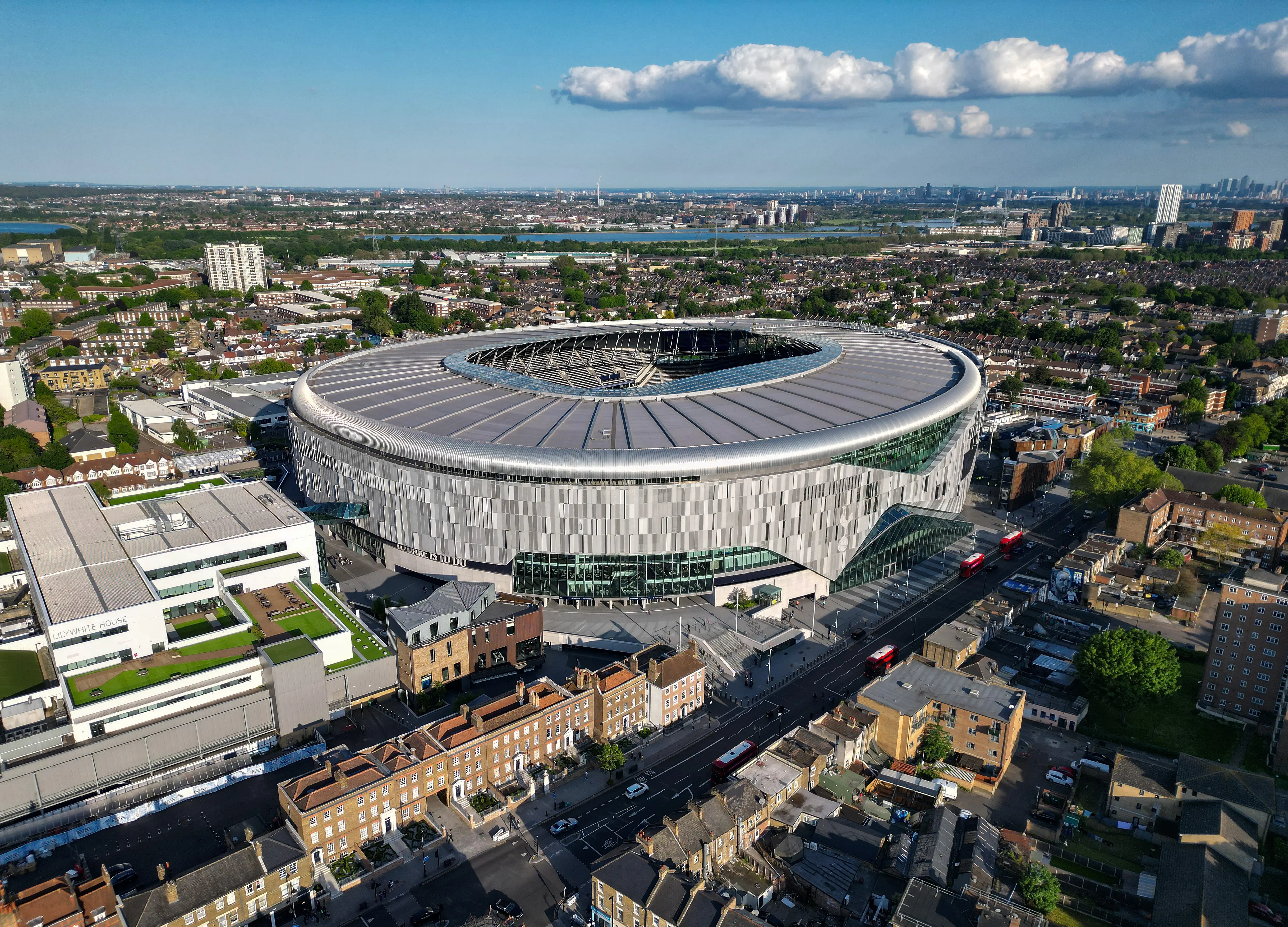 Tottenham have received a world-record £4.5 billion takeover bid. Image: Getty 