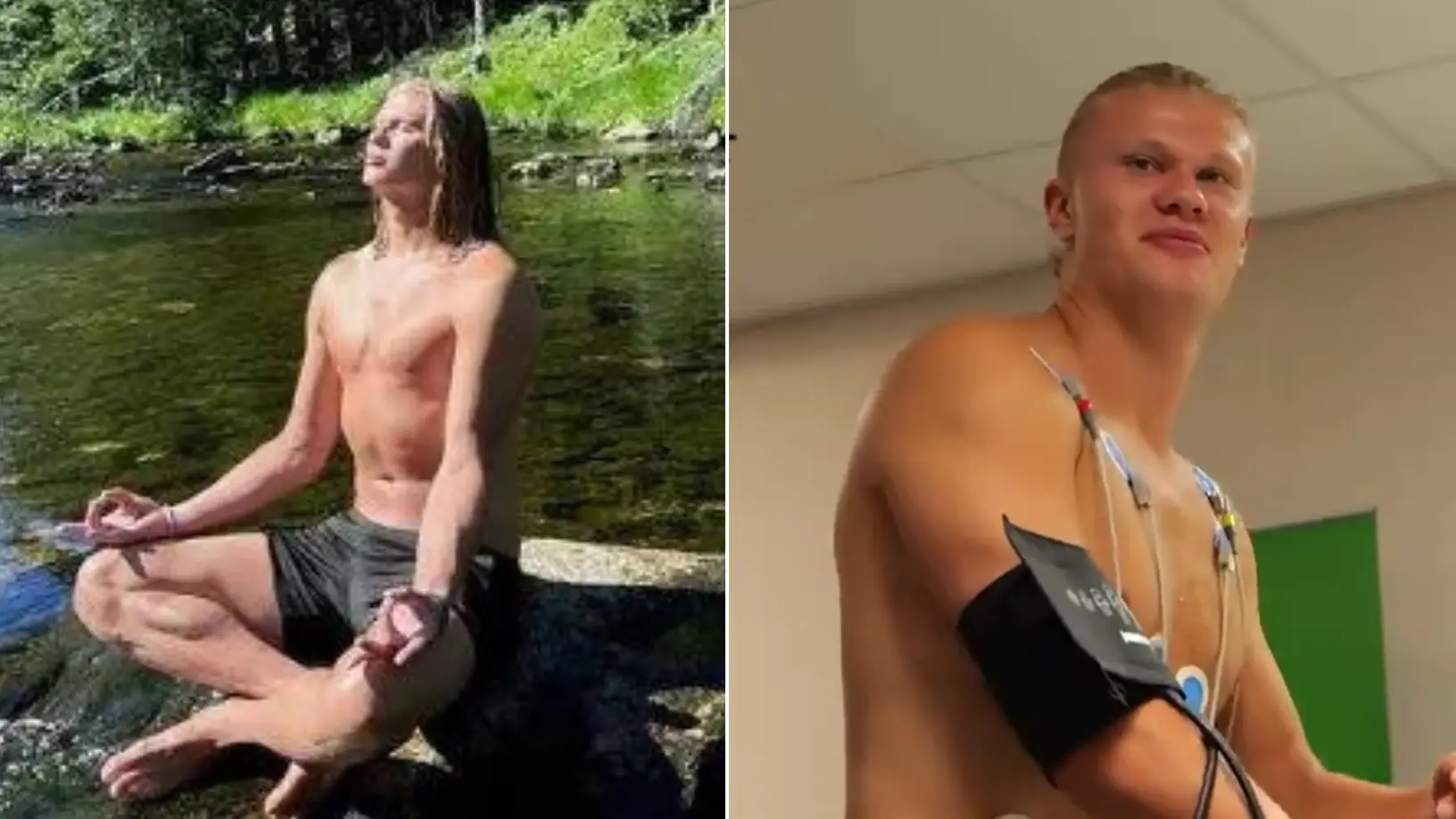 Erling Haaland was forced to take part in brutal training exercise by his dad ahead of pre-season