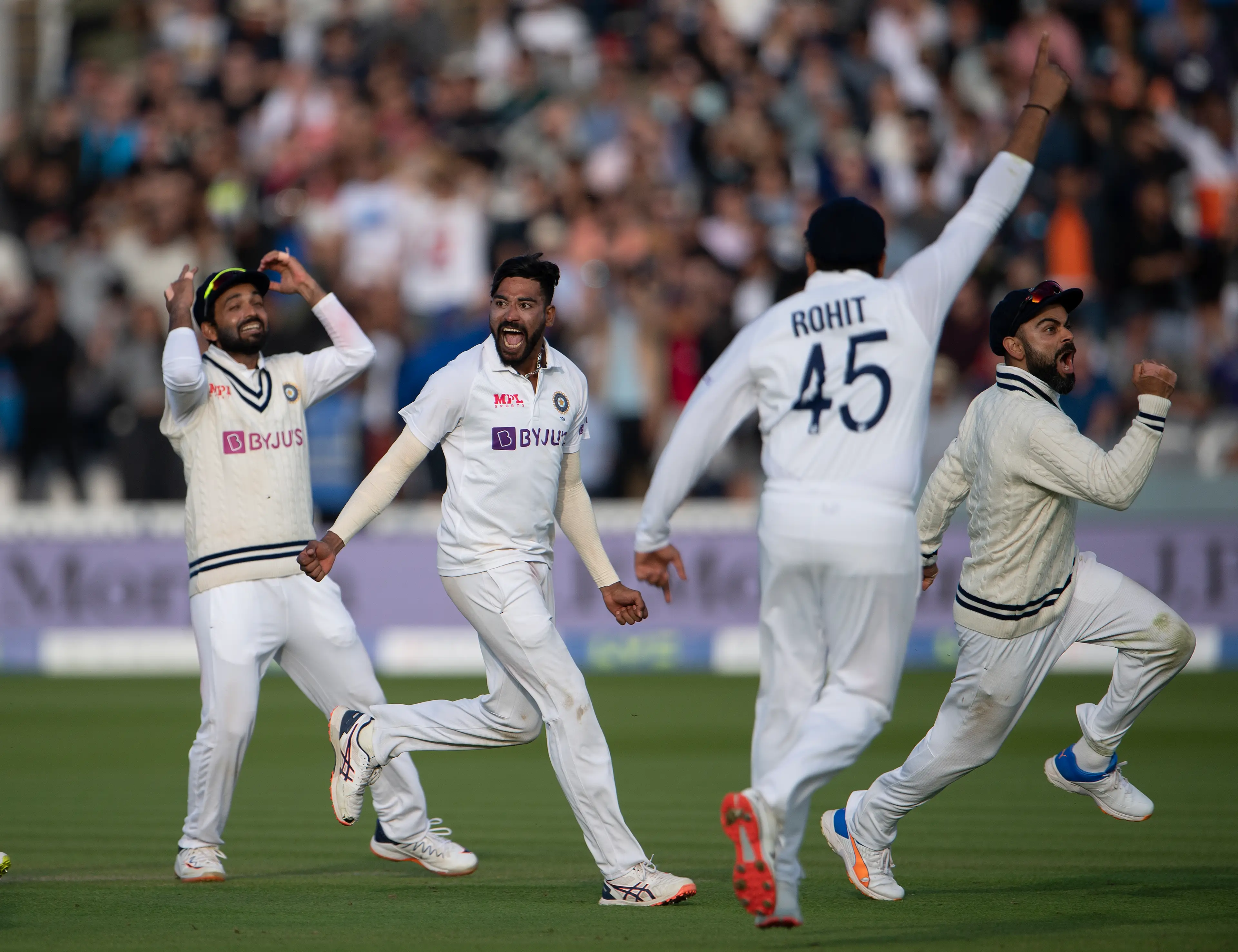 India claimed victory at their last Lord's test match against England in 2021 (Photo by Visionhaus/Getty Images)