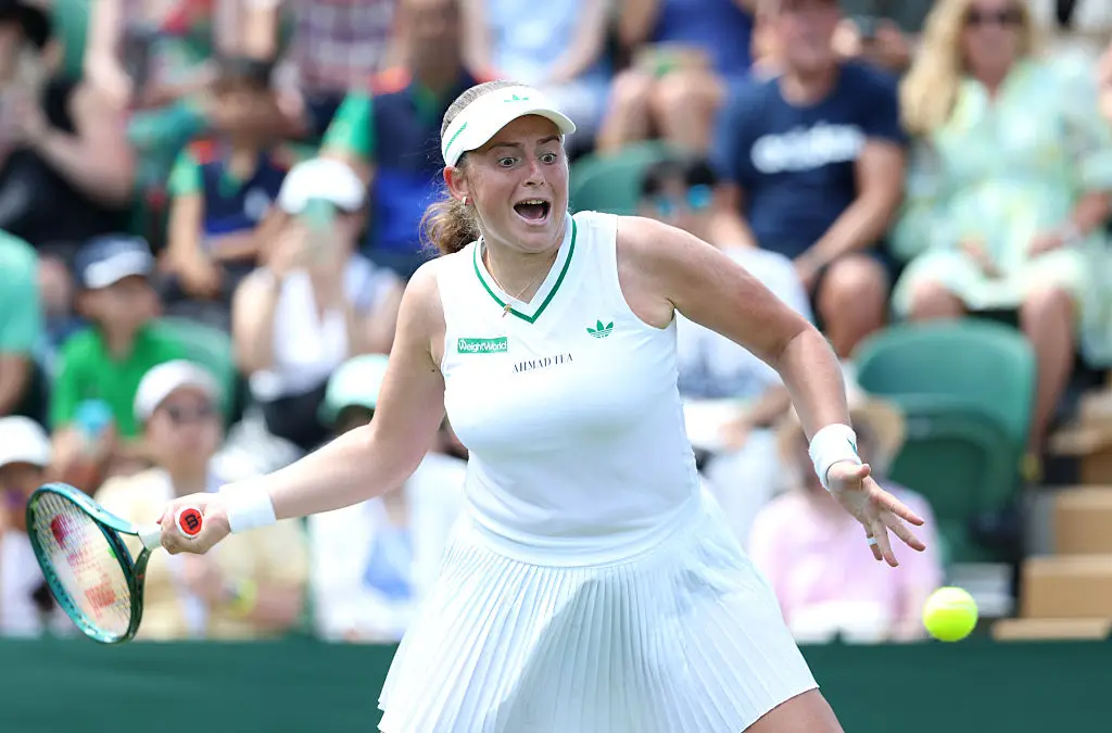 Jelena Ostapenko in action (Credit:Getty)