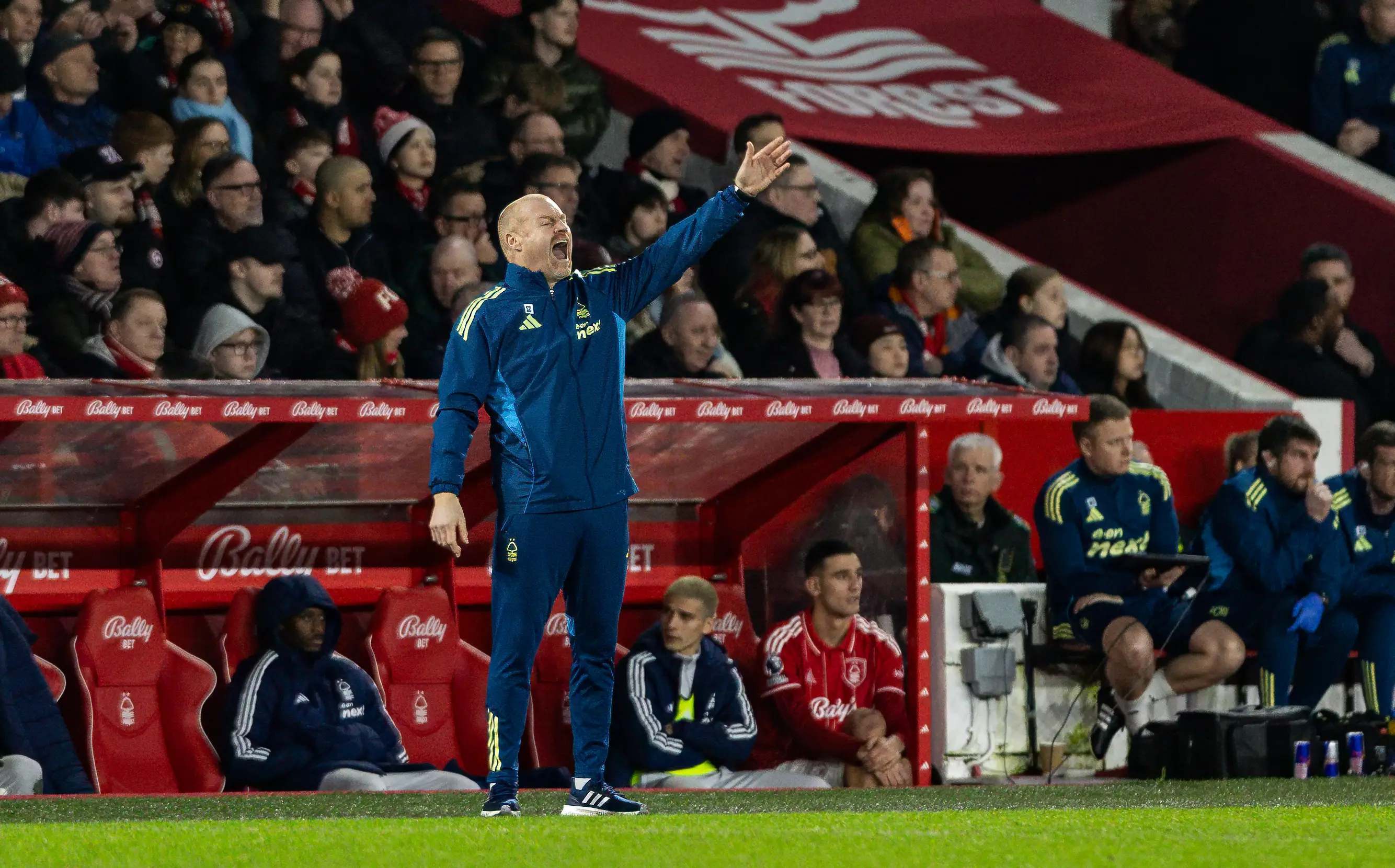 Sean Dyche was sacked following Nottingham Forest's draw against Wolves. Image: Getty 