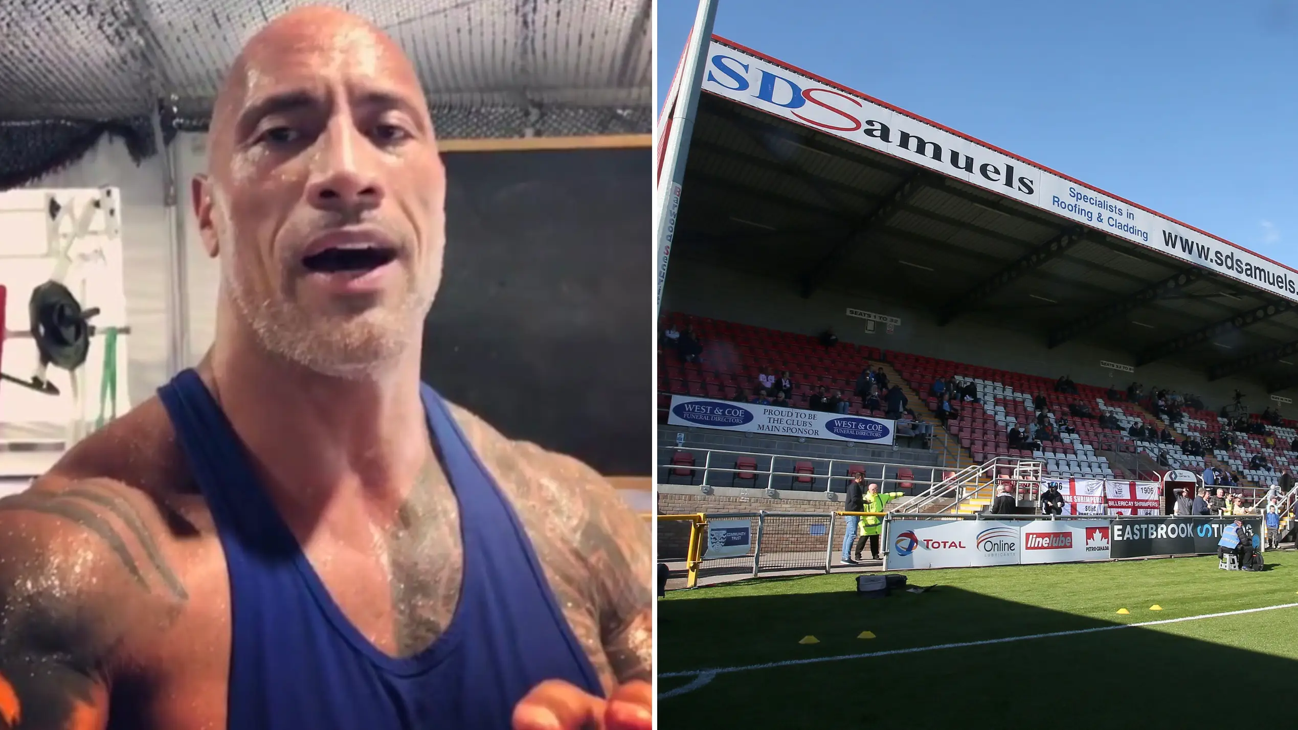 The Rock/Instagram/Alamy