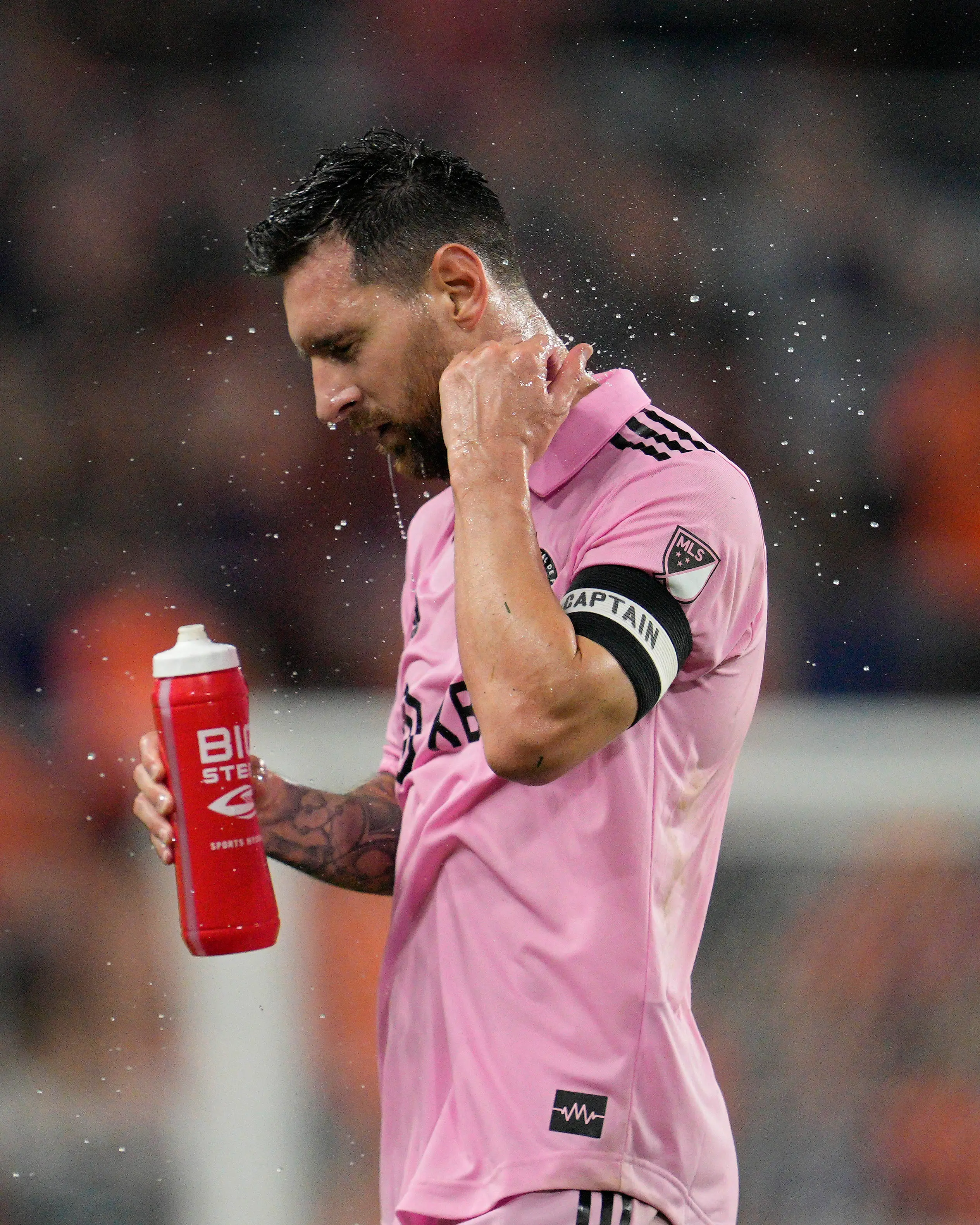 Lionel Messi cooling off for Inter Miami.