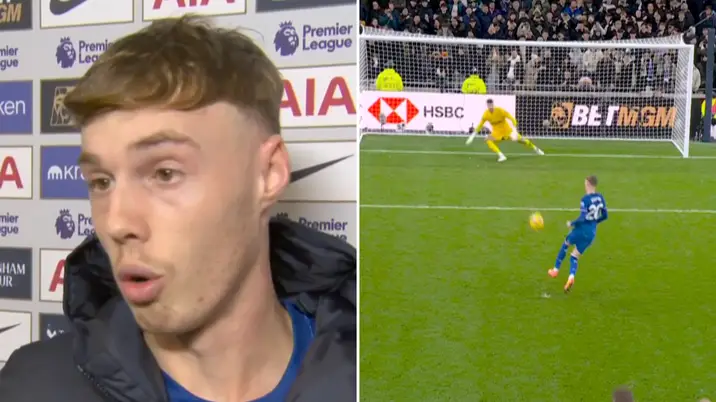 Cole Palmer dropped the coldest response of the season when asked why he chipped Fraser Forster to make Premier League history