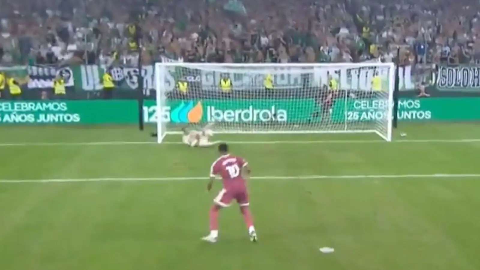 Kylian Mbappe missed a penalty for Real Madrid (Image: Premier Sports)