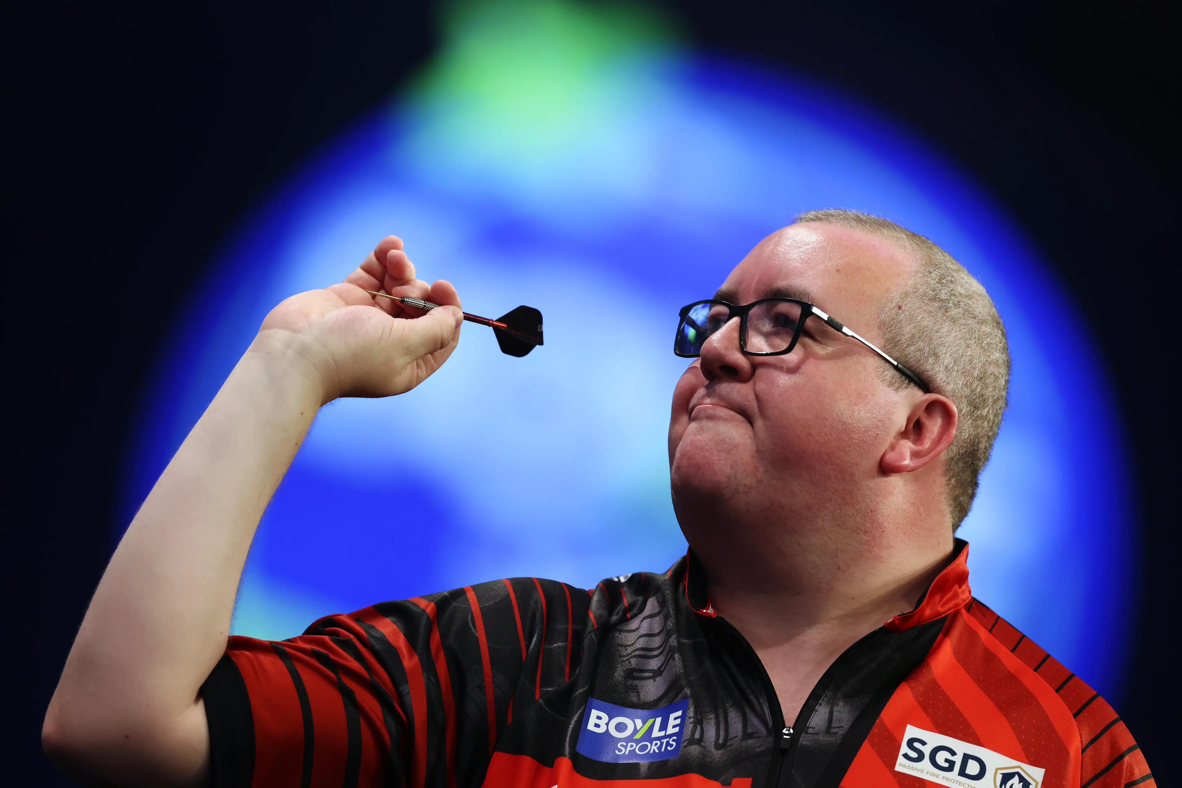 Bunting struggled throughout his match against Noppert. Image credit: Getty