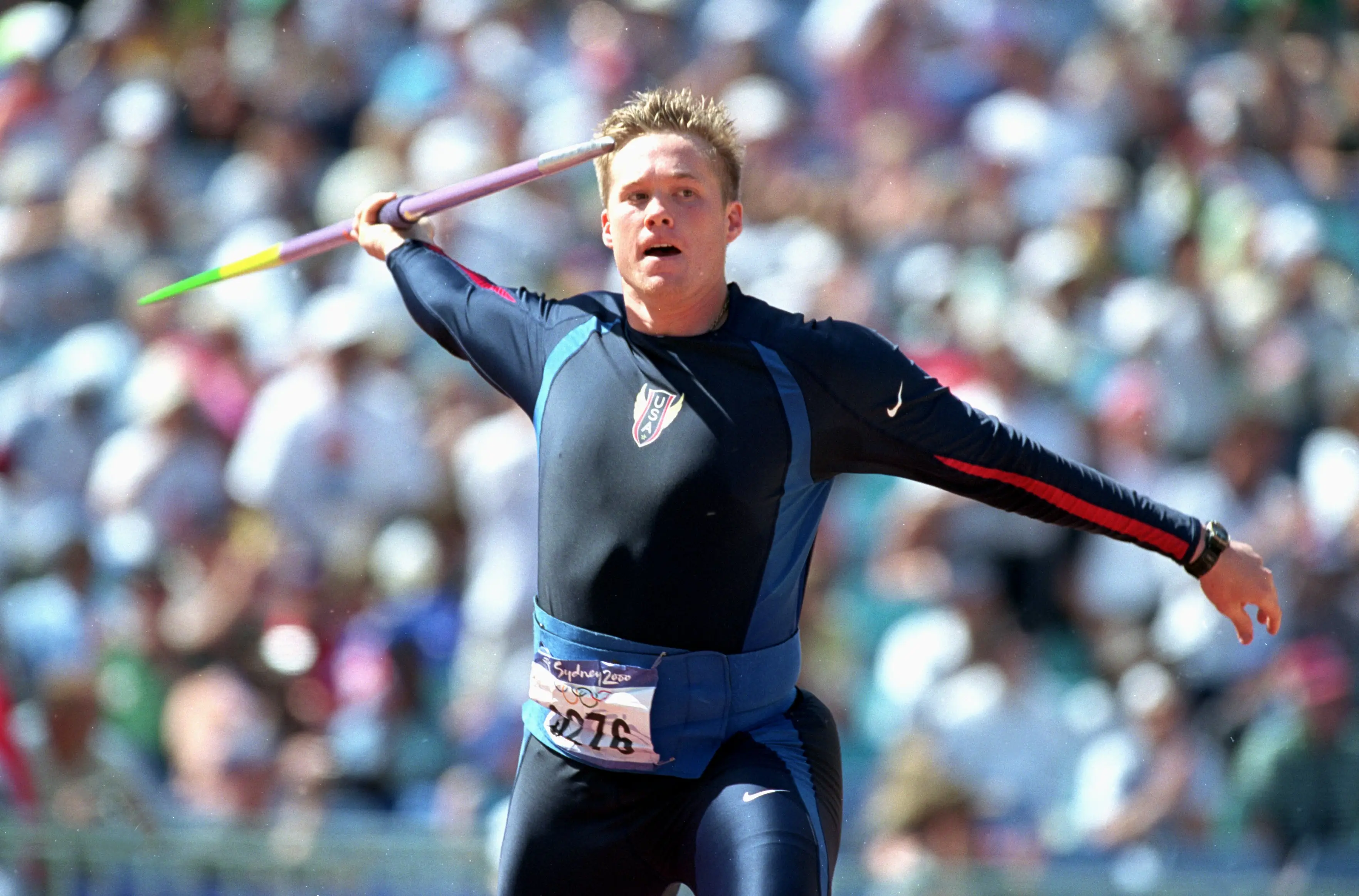 Breaux Greer during the 2000 Sydney Olympics. Image: Getty 
