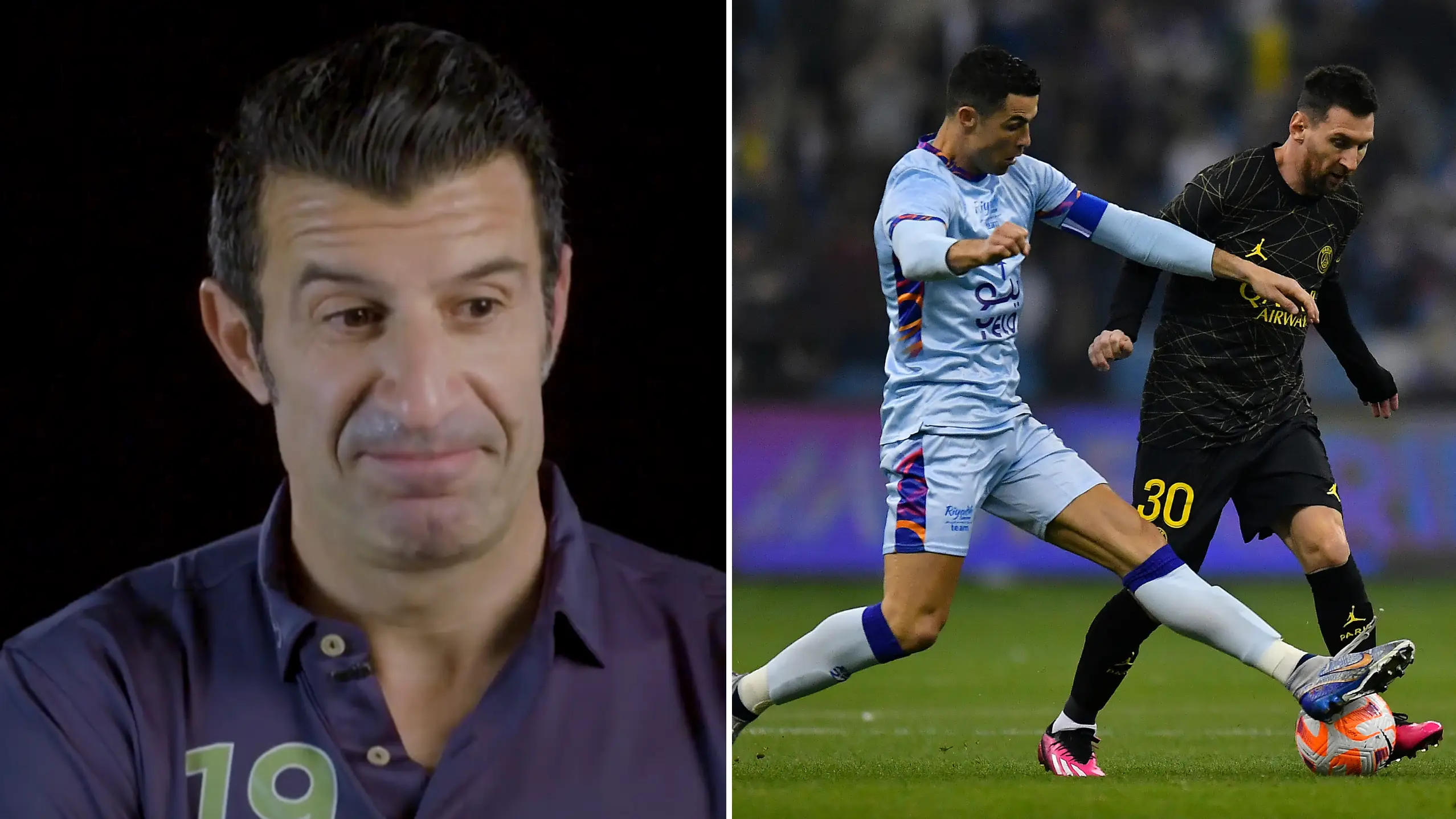 Luis Figo gave fascinating response when asked to settled the Cristiano Ronaldo vs Lionel Messi GOAT debate