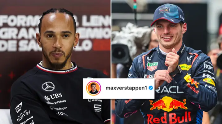 Lewis Hamilton's comment under Max Verstappen's Instagram post speaks volumes after Brazilian GP