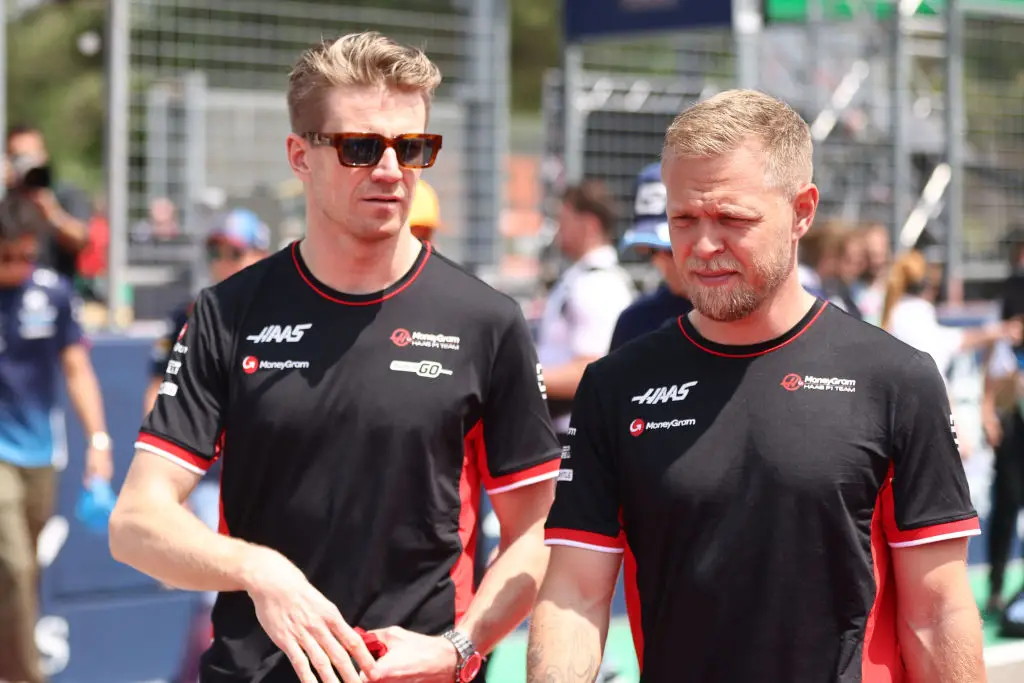 Nico Hulkenberg and Kevin Magnussen are Haas' current drivers -