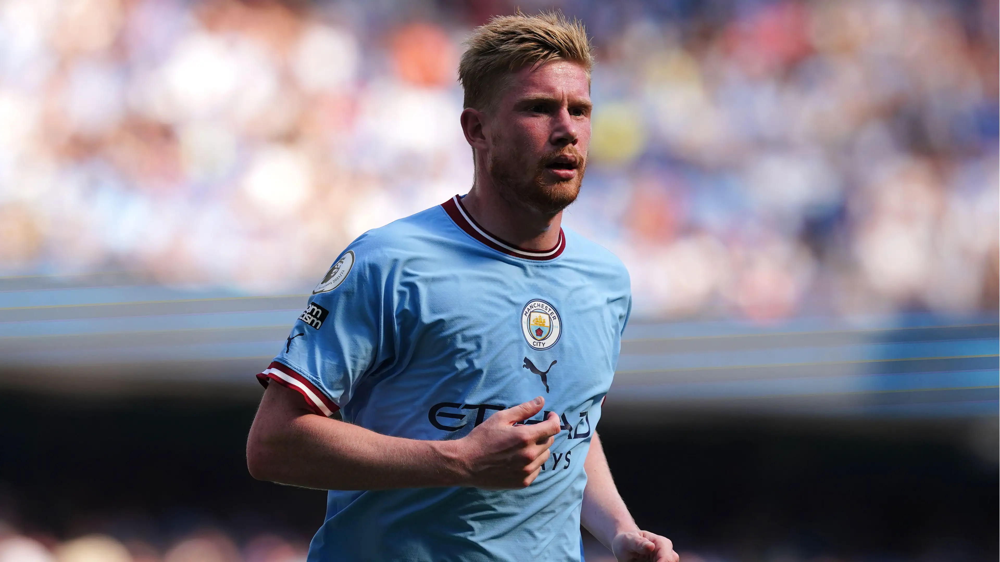 Kevin De Bruyne celebrates 
