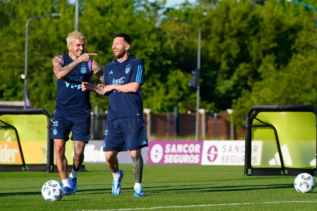 Rodrigo De Paul and Lionel Messi are friends (Credit:Getty)