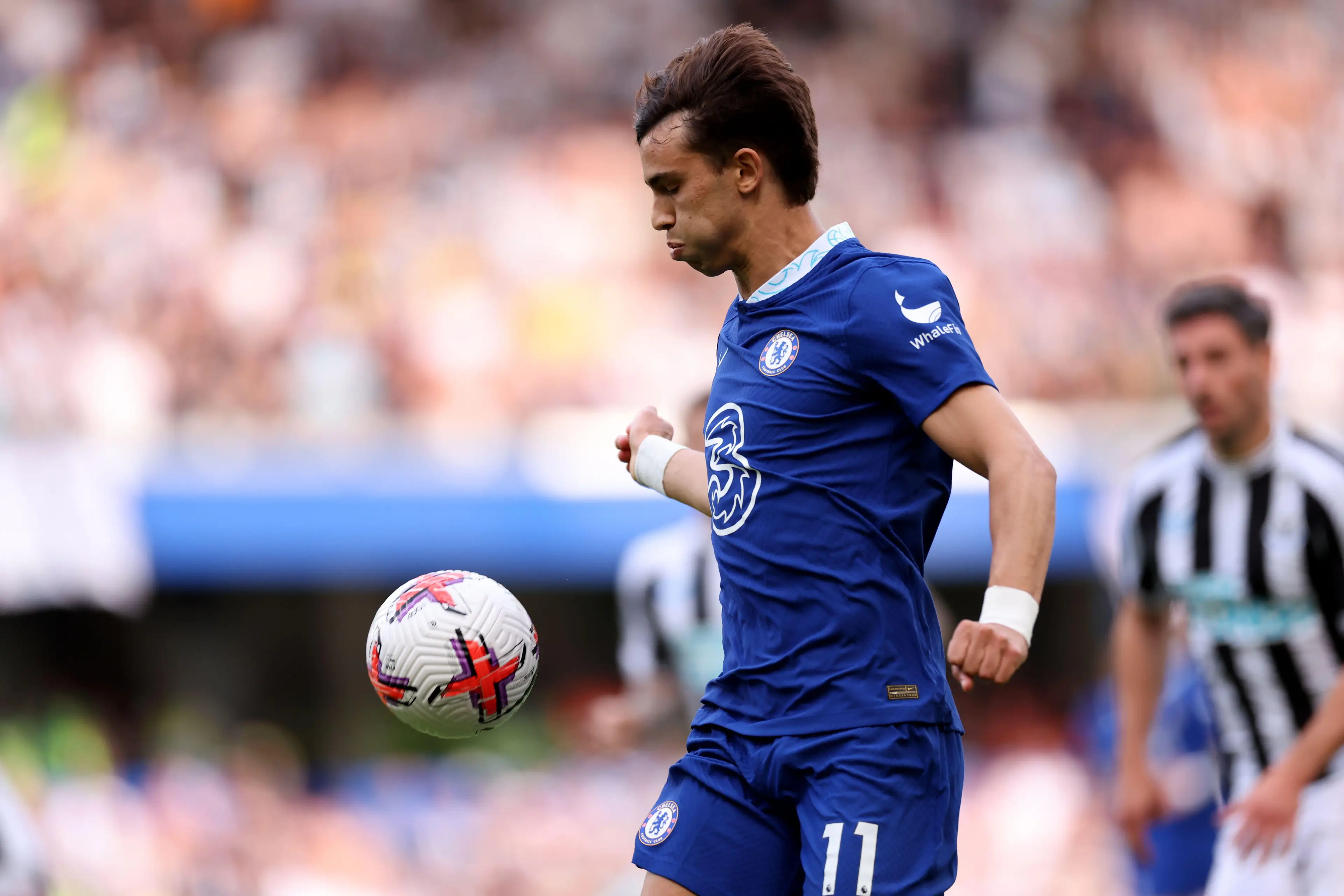 Joao Felix in action for Chelsea. Image: Alamy