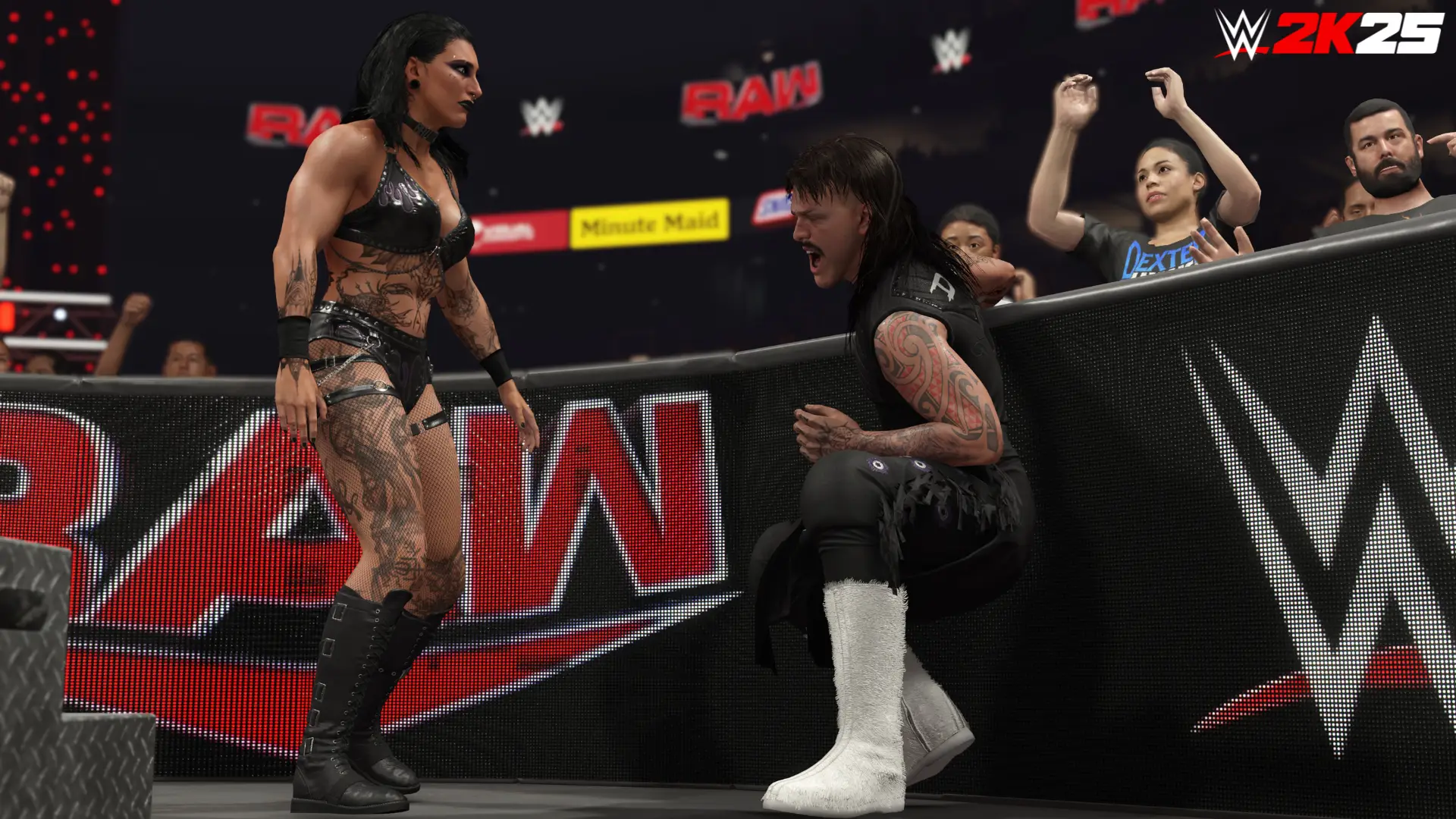 There is intergender wrestling in WWE 2K25