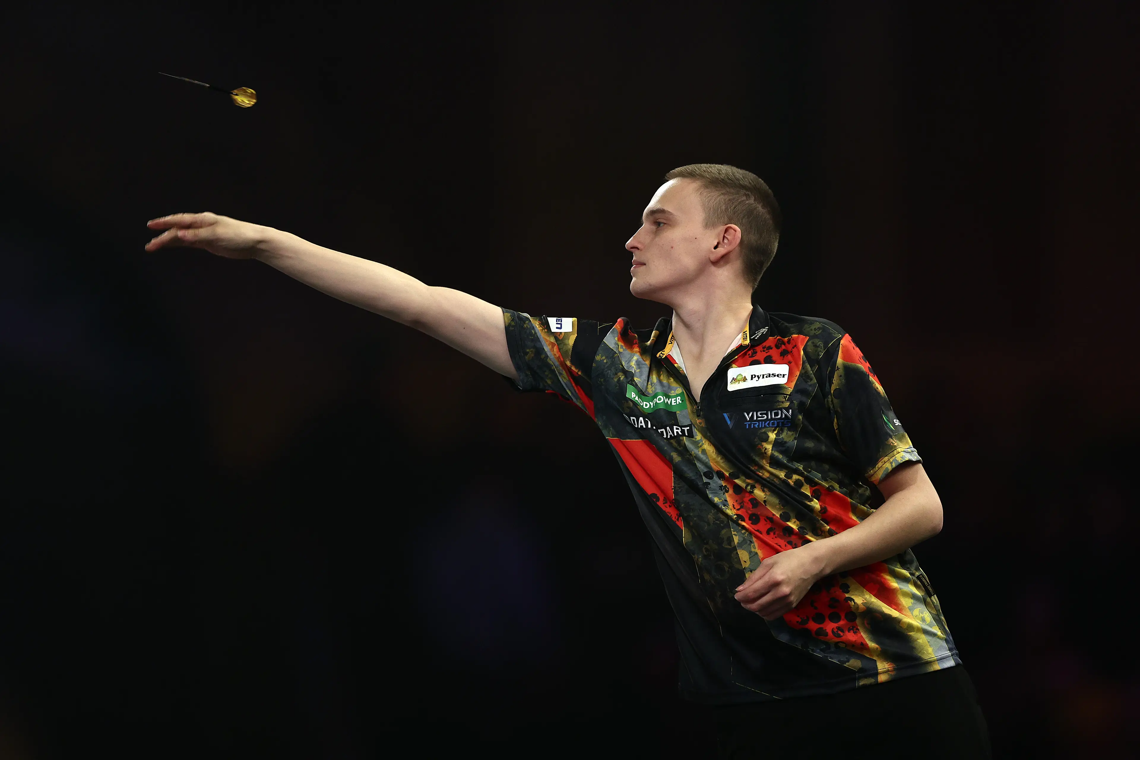 Ricardo Pietreczko progressed into the third round of the World Darts Championship. Image: Getty