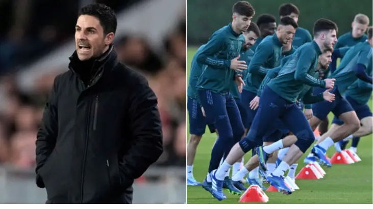 Arsenal handed huge injury boost ahead of trip to Liverpool as star returns to training in new footage