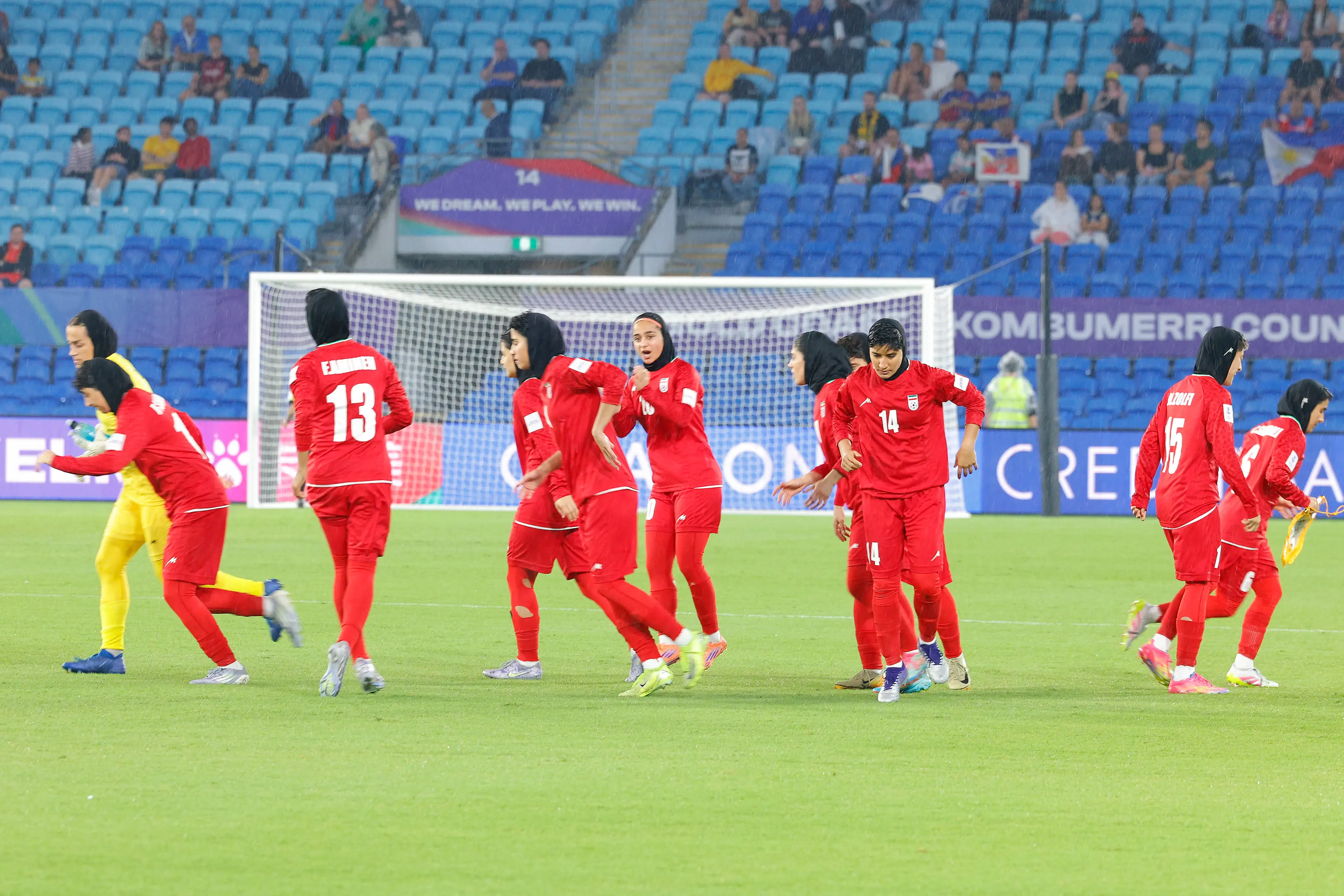 Iran were knocked out of the Asian Cup. Image: Getty