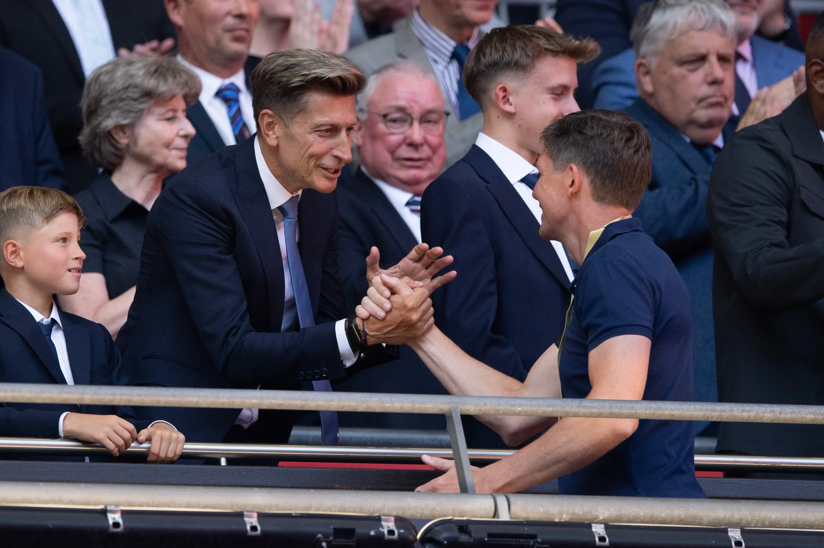 Oliver Glasner's Crystal Palace will play in the Conference League this season. Image: Getty