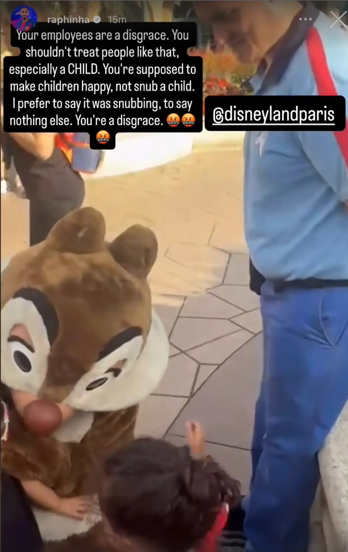 Raphinha posted to his Instagram story (Credit:Raphinha/IG)