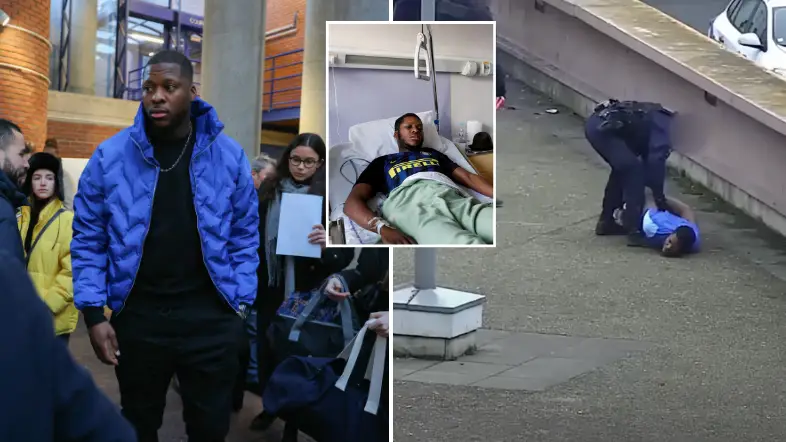 Aspiring footballer left with 'serious anal injuries' after being brutally assaulted by three police officers