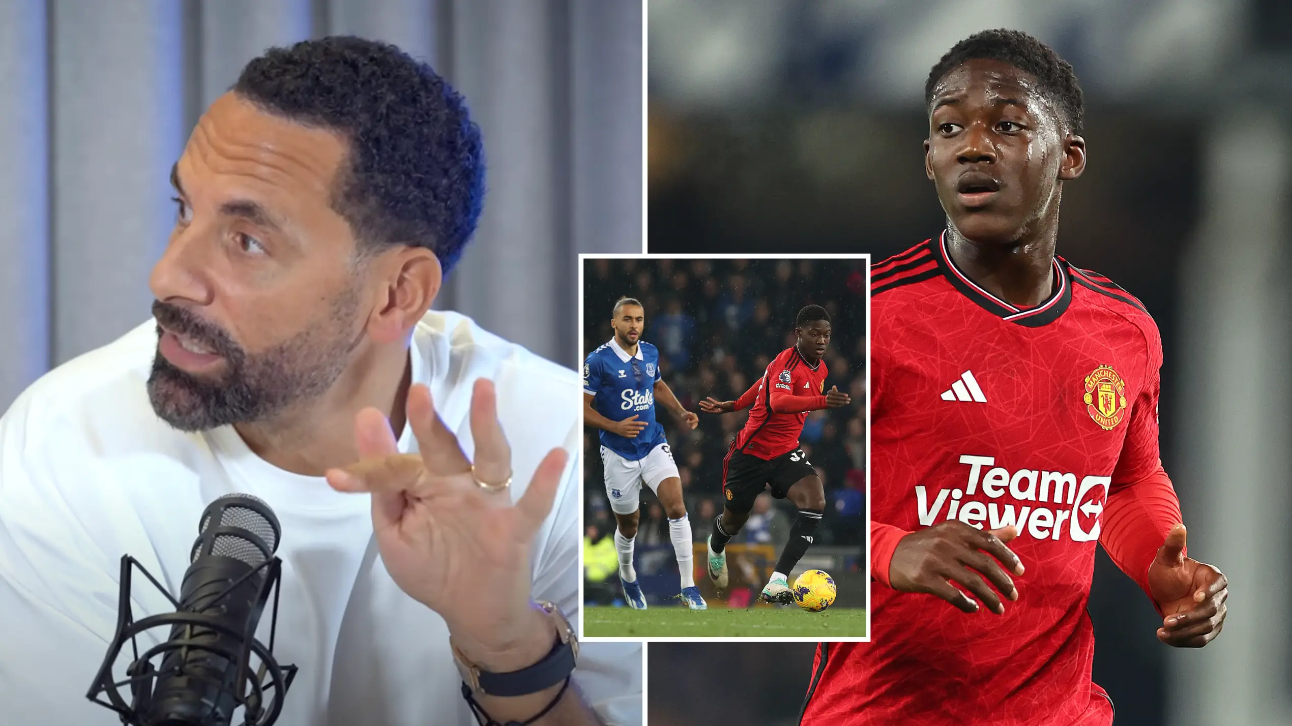 Rio Ferdinand names the last Premier League teenager he saw debut with as much composure as Kobbie Mainoo
