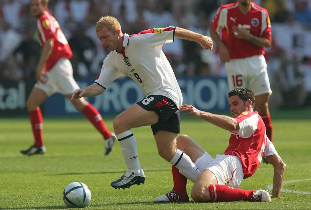 Paul Scholes at Euro 2004 (Credit:Getty)