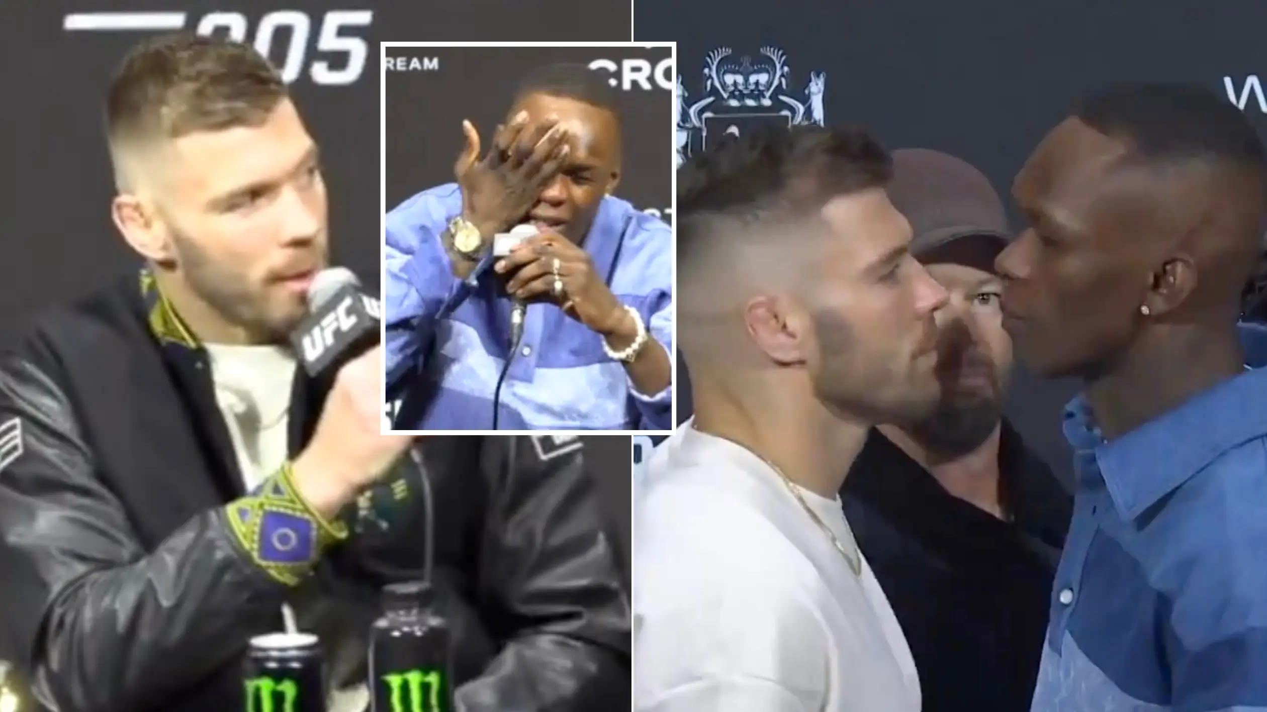 Dricus du Plessis brutally mocks Israel Adesanya for crying during UFC 305 press conference