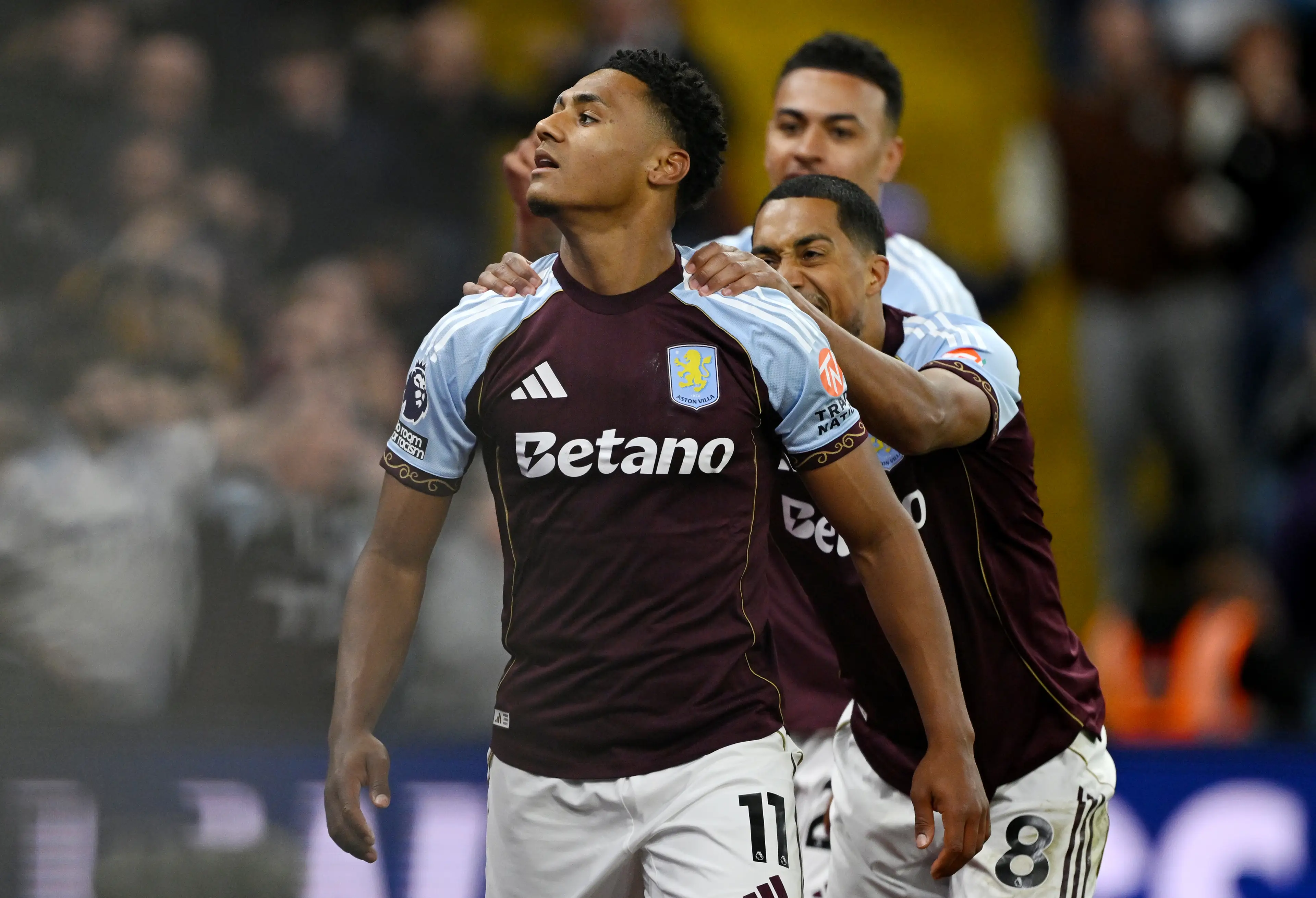 Aston Villa are one of the teams with a betting sponsor. Image: Getty