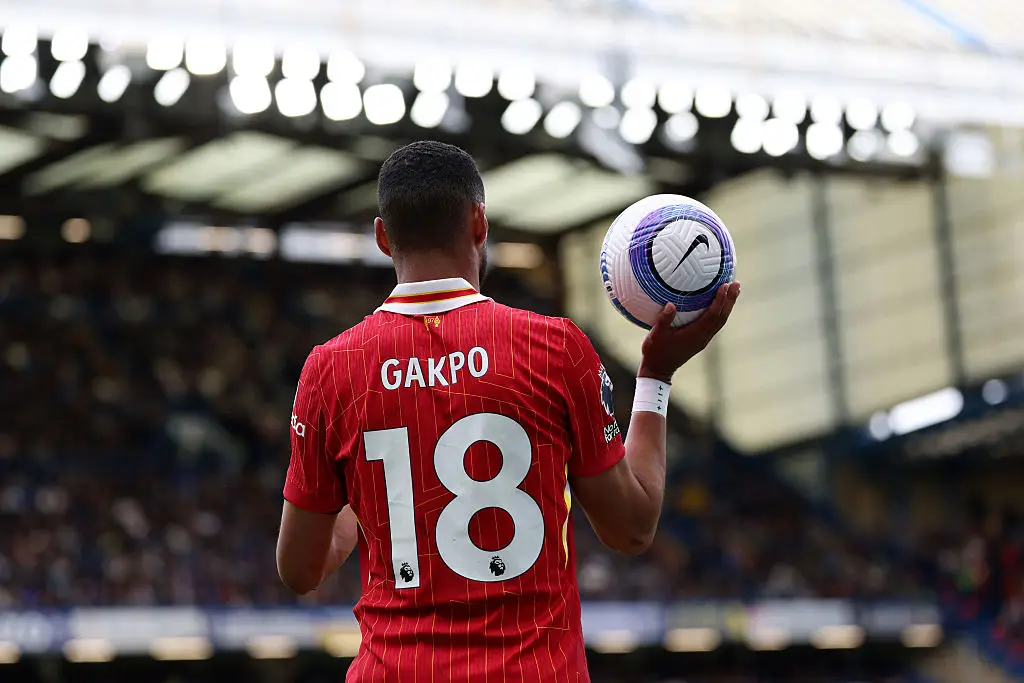 Cody Gakpo has made 35 Premier League appearances for Liverpool this season. (Image: Getty)