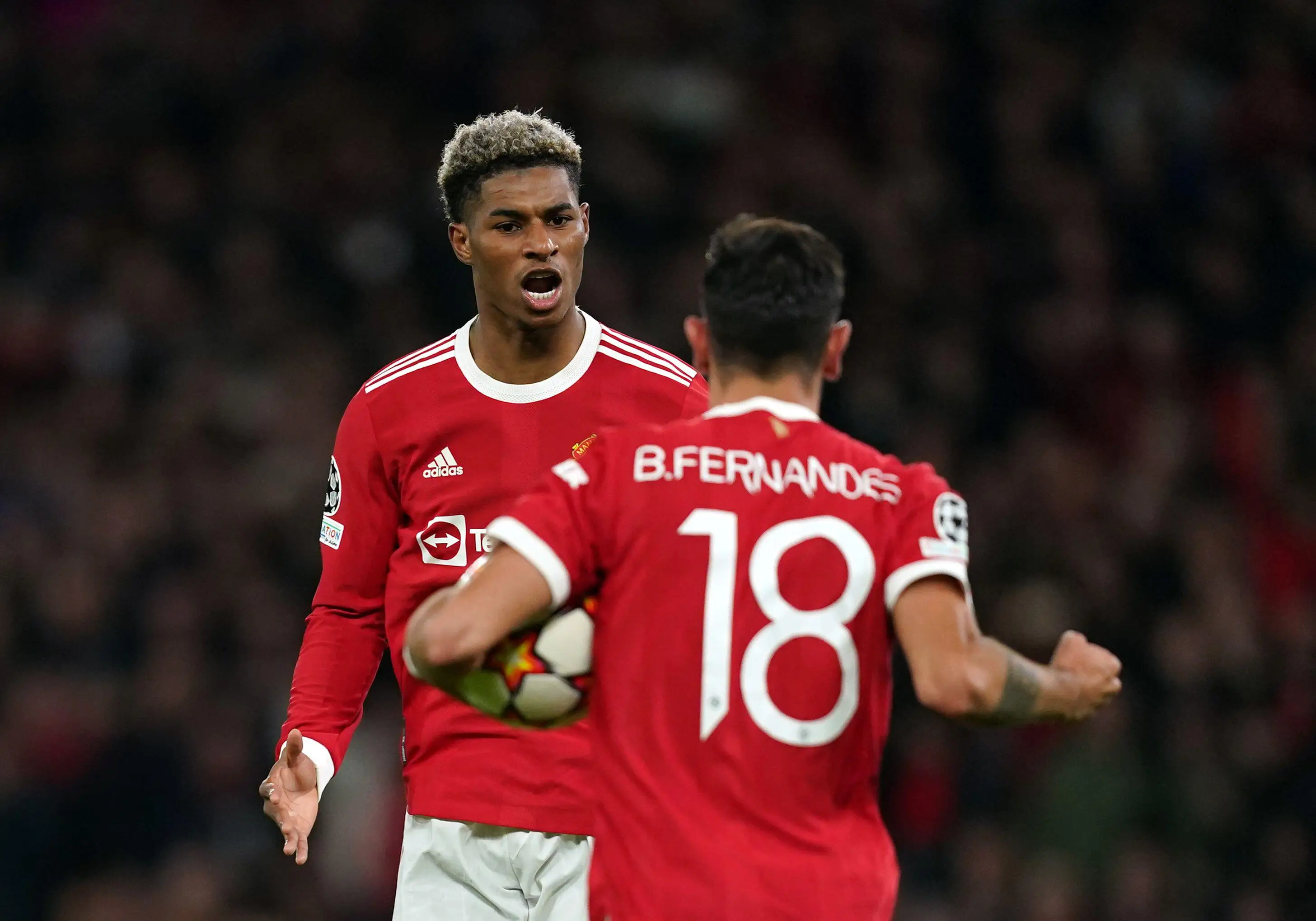 Rashford will be relieved that he's amongst those names after his form has fallen off this season. Image: PA Images