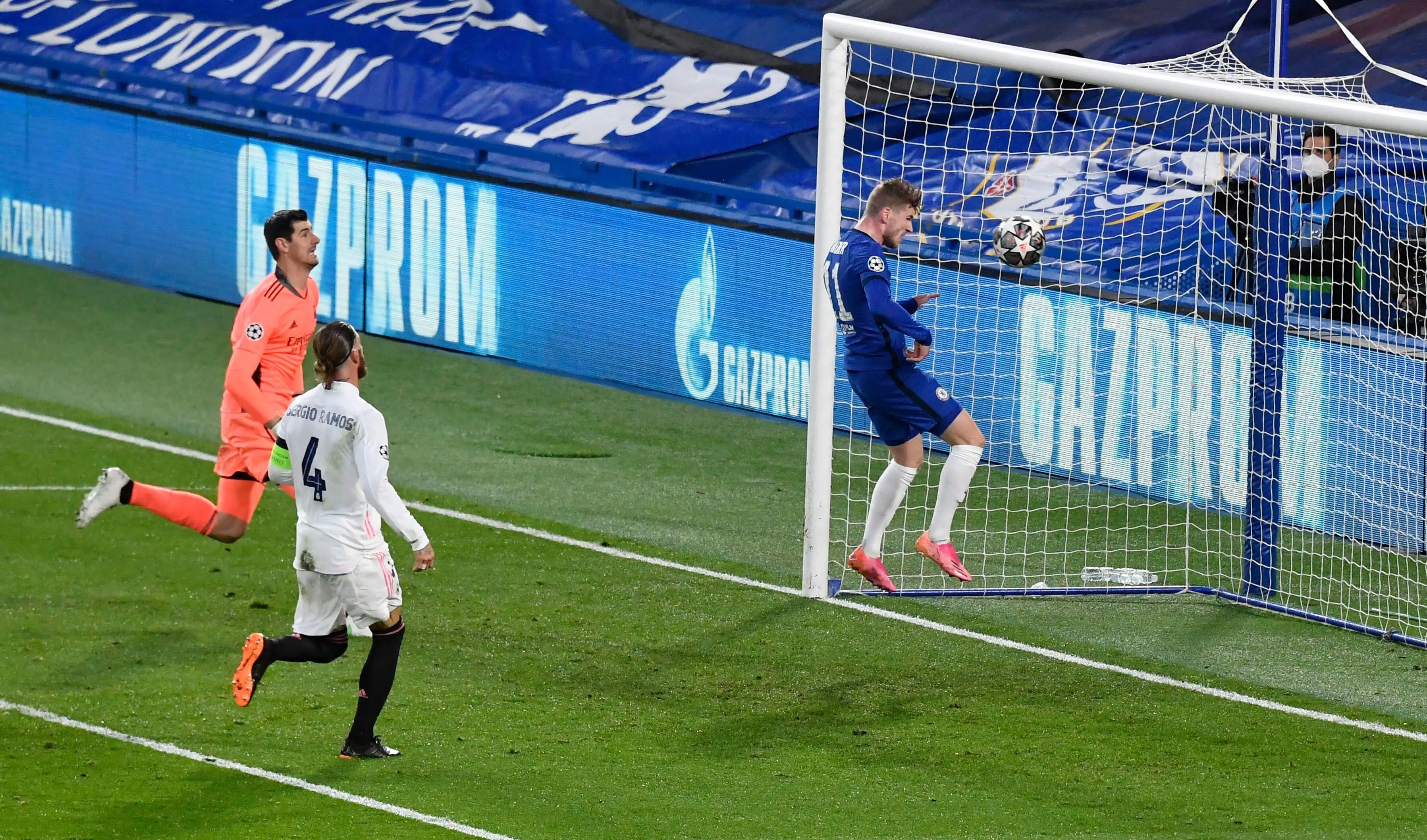 Timo Werner scored against Real Madrid in the Champions League semi-finals in 2021. (Alamy)