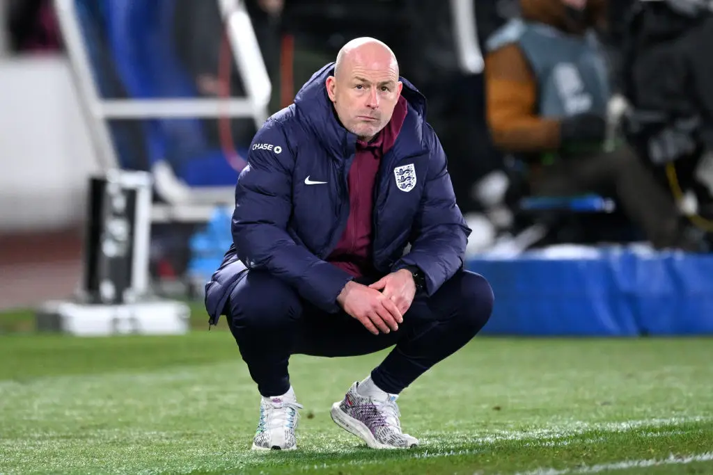 Lee Carsley is currently in temporary charge of England (Image: Getty)